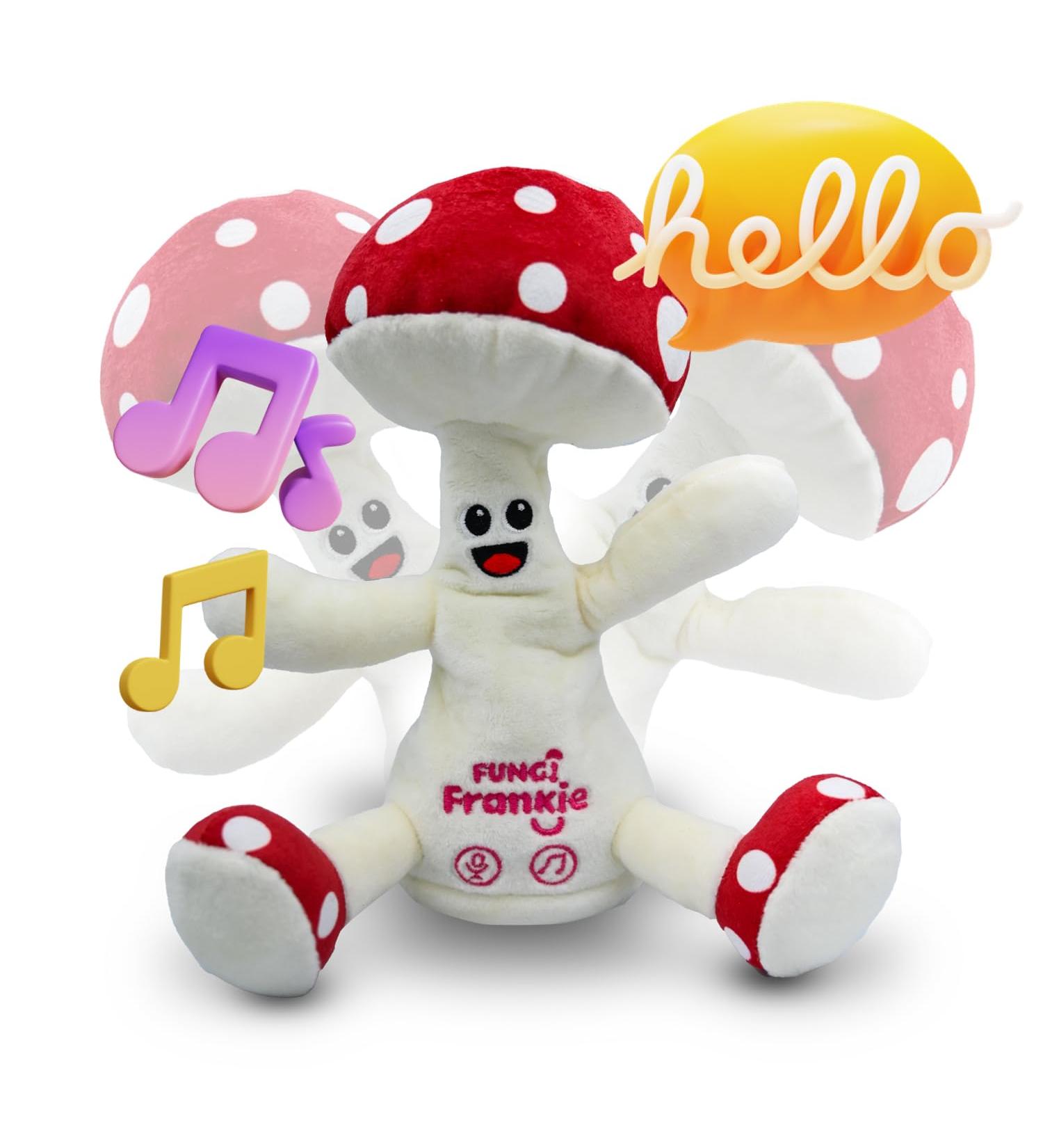 FUNGI Frankie Interactive Plush Toy for Kids | Talking, Dancing, Musical Mushroom Toy | Early Development Activity Gift | Ages 3 - Buy Online on GoSupps.com