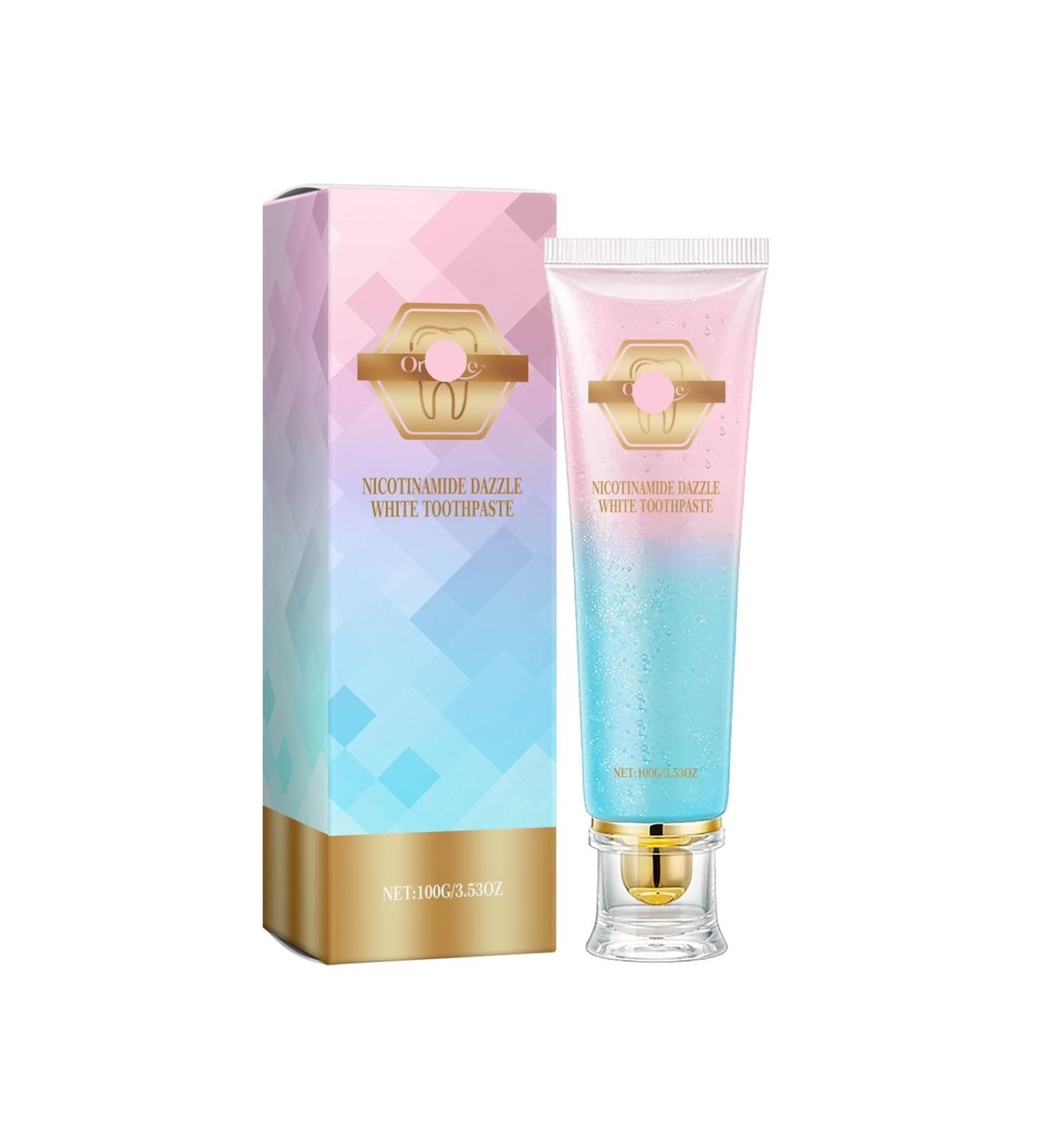 KLYso Nicotinamide Mint Toothpaste - Deep Clean Freshen Breath & Protect Sensitive Gums Daily Oral Care for A Refreshing Smile(2PCS) - Buy Online on GoSupps.com