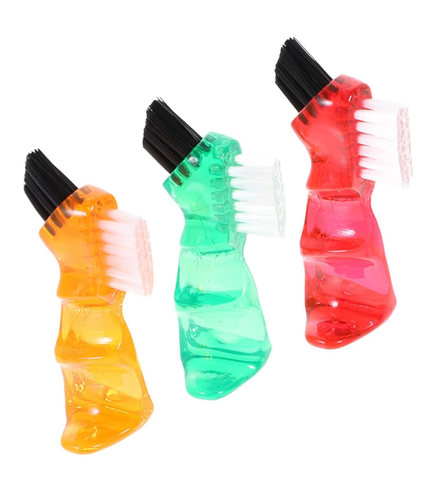 Magiclulu Double-Sided Prosthesis Toothbrush - 3 Pieces Mini Multi-Functional Oral Care Tool for Enhanced Mouth Cleaning - Buy Online on GoSupps.com