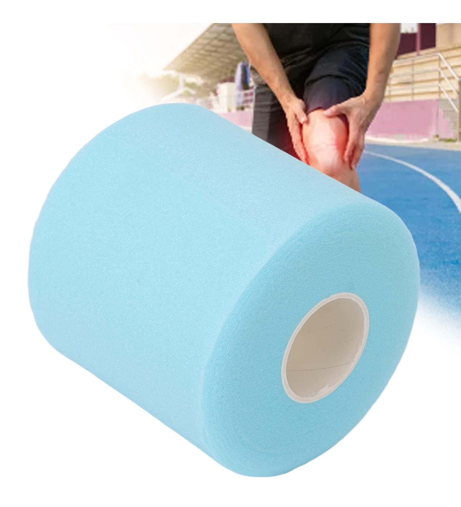 Pre Wrap Athletic Tape for Elbow Knees Ankles Mutifunctional Foam Underwrap Sports Foam Ankle Breathable Skin Friendly Foam Underwrap for Fitness(Blue) - Buy Online on GoSupps.com