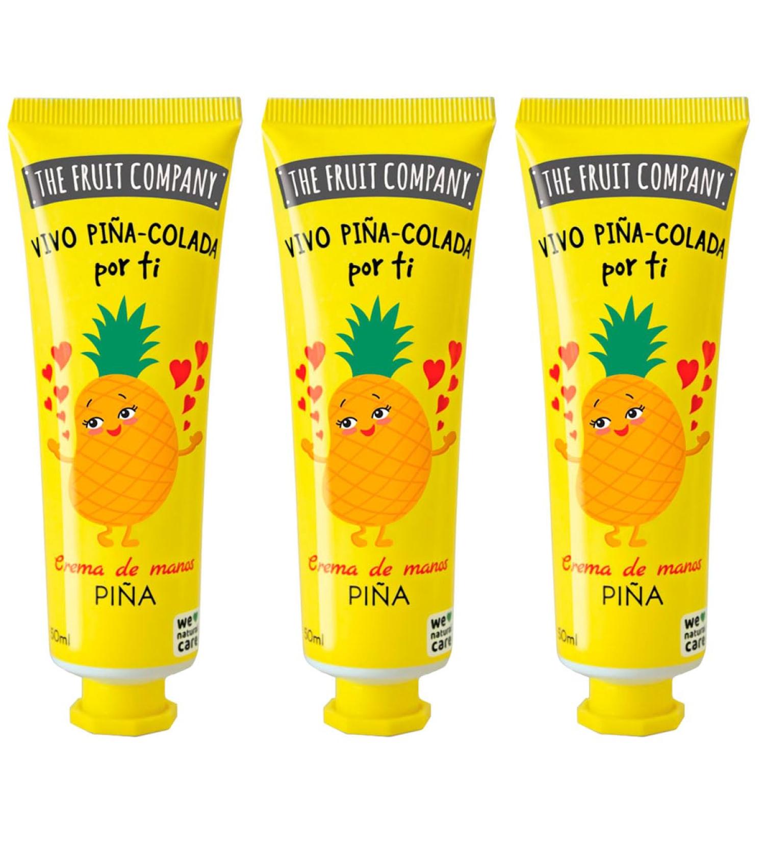 The Fruit Company Aloe Vera & Chamomile Pineapple Hand Cream 50ml (Pack of 3) - Buy Online on GoSupps.com