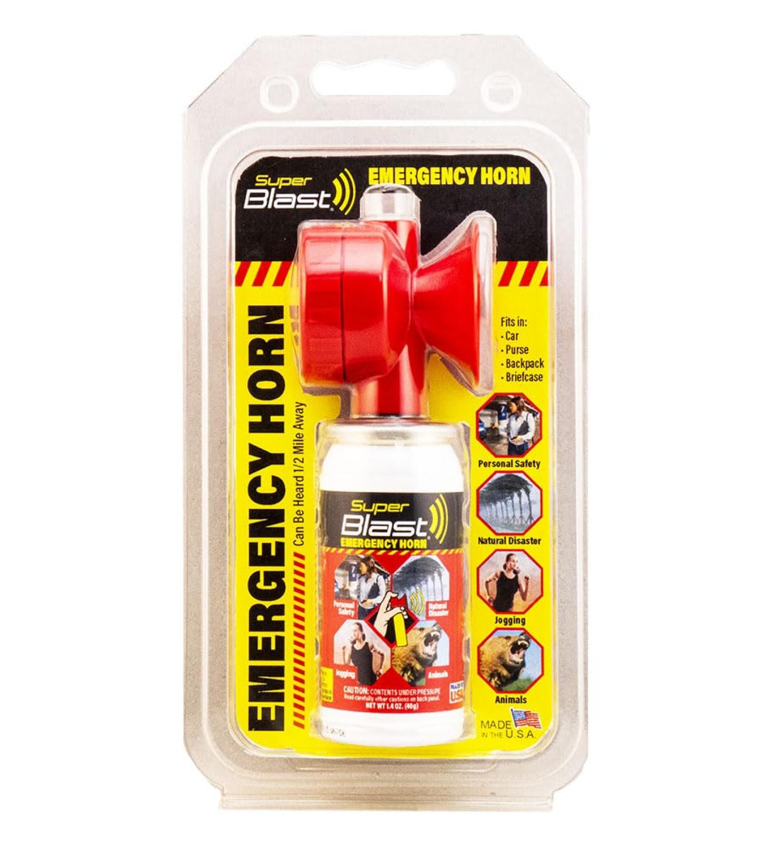 Max Pro 8071 Super Blast Emergency Horn 1.4 oz - Loud Safety Signal - Buy Online on GoSupps.com