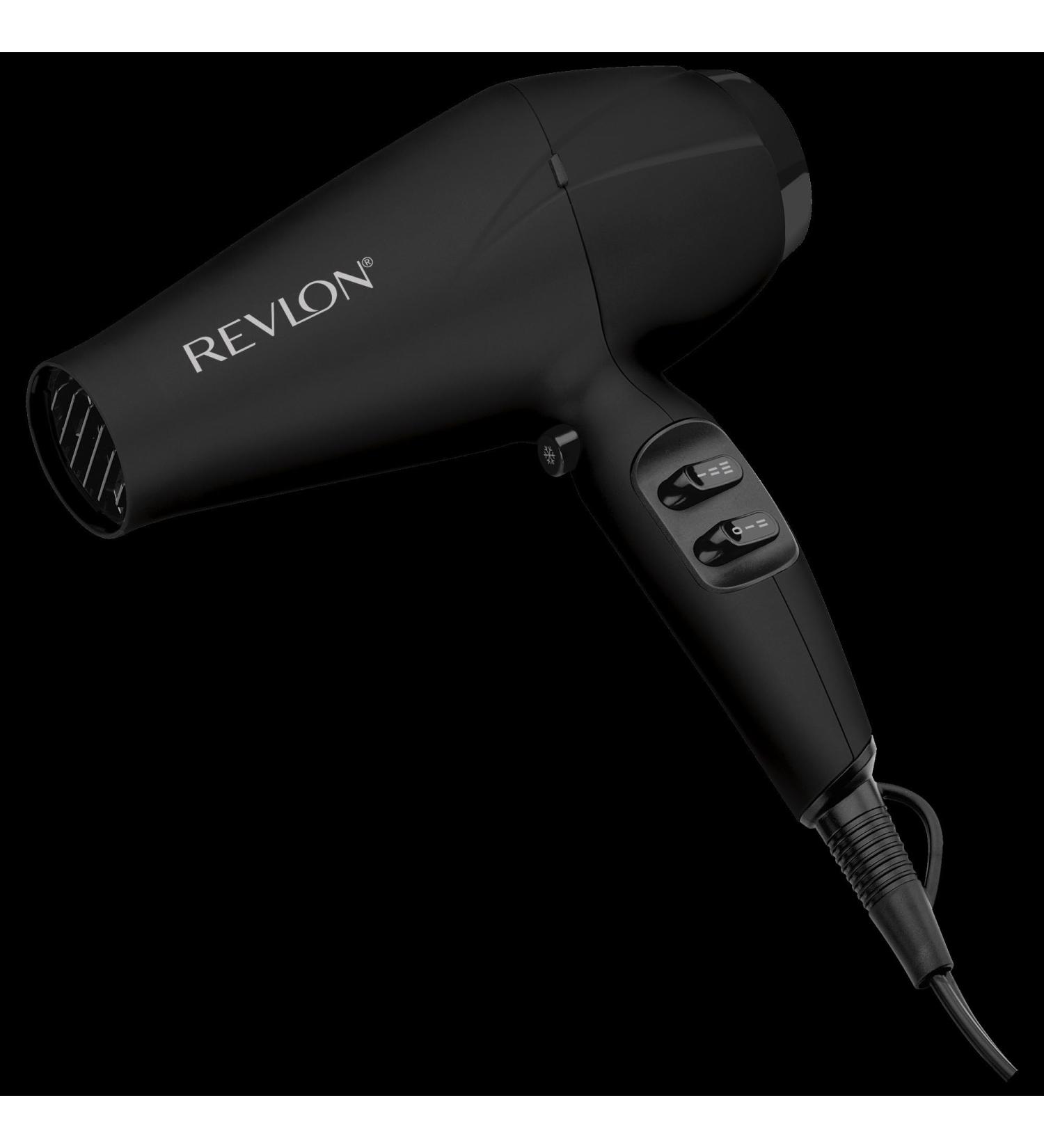 Revlon RVDR5281F Tourmaline Ionic Technology Hair Dryer with Diffuser Powerful Salon Hair Dryer Quick Dry 3 Heat/2 Speed Settings Less Frizz Shiny and Smooth Hair Black - Buy Online on GoSupps.com