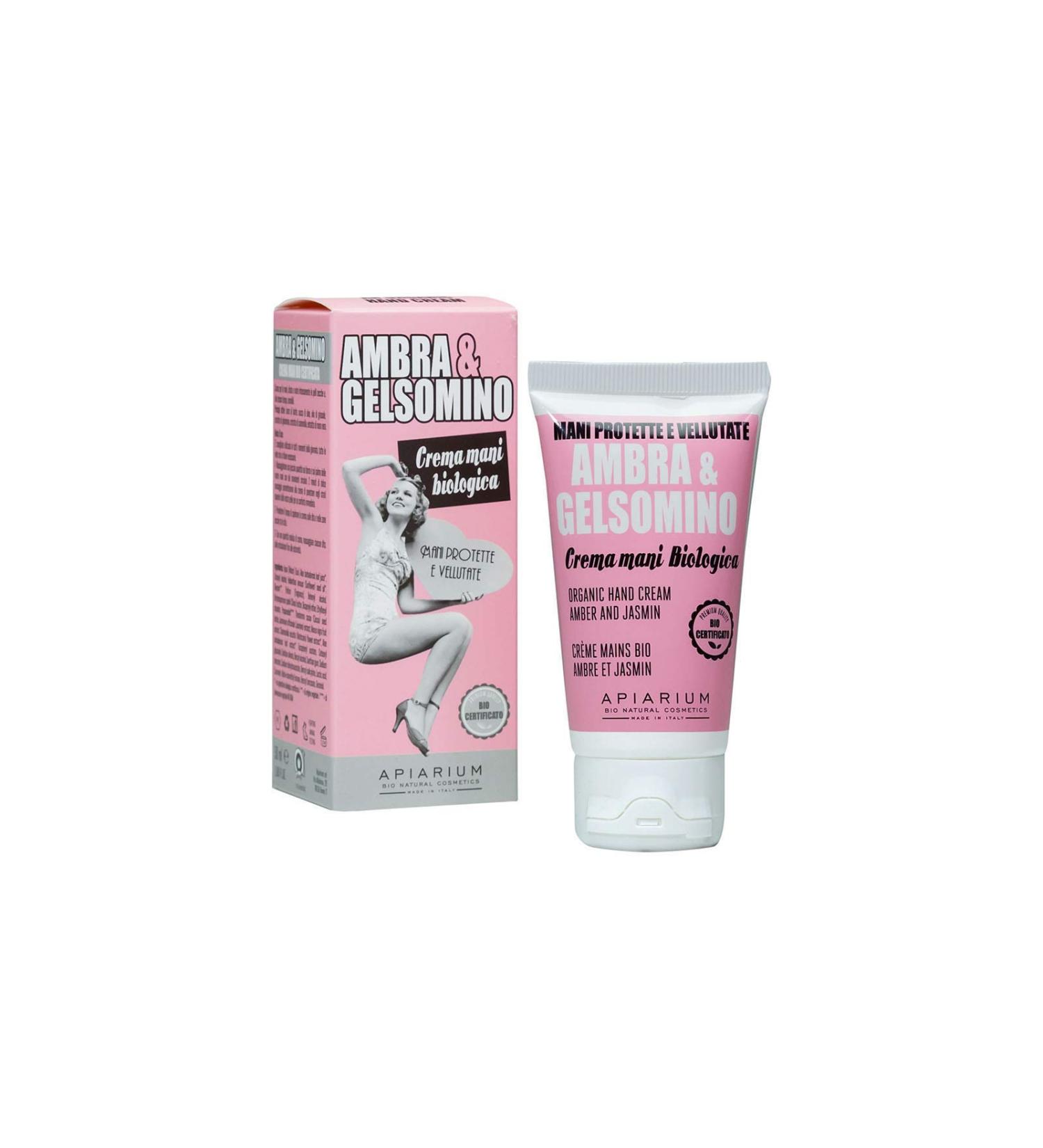 Organic hand cream amber and gelosmino 50 ml