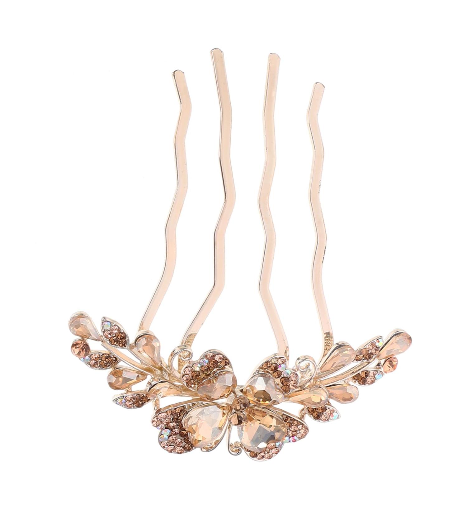 minkissy Hair Comb Hair Accessories for Girls Rhinestone Hair Clips Rhinestone Side Comb Hair Side Comb Girl Hair Accessories Hair Accessories for Women Metal Rhinestones Hair Piece Mother - Buy Online on GoSupps.com