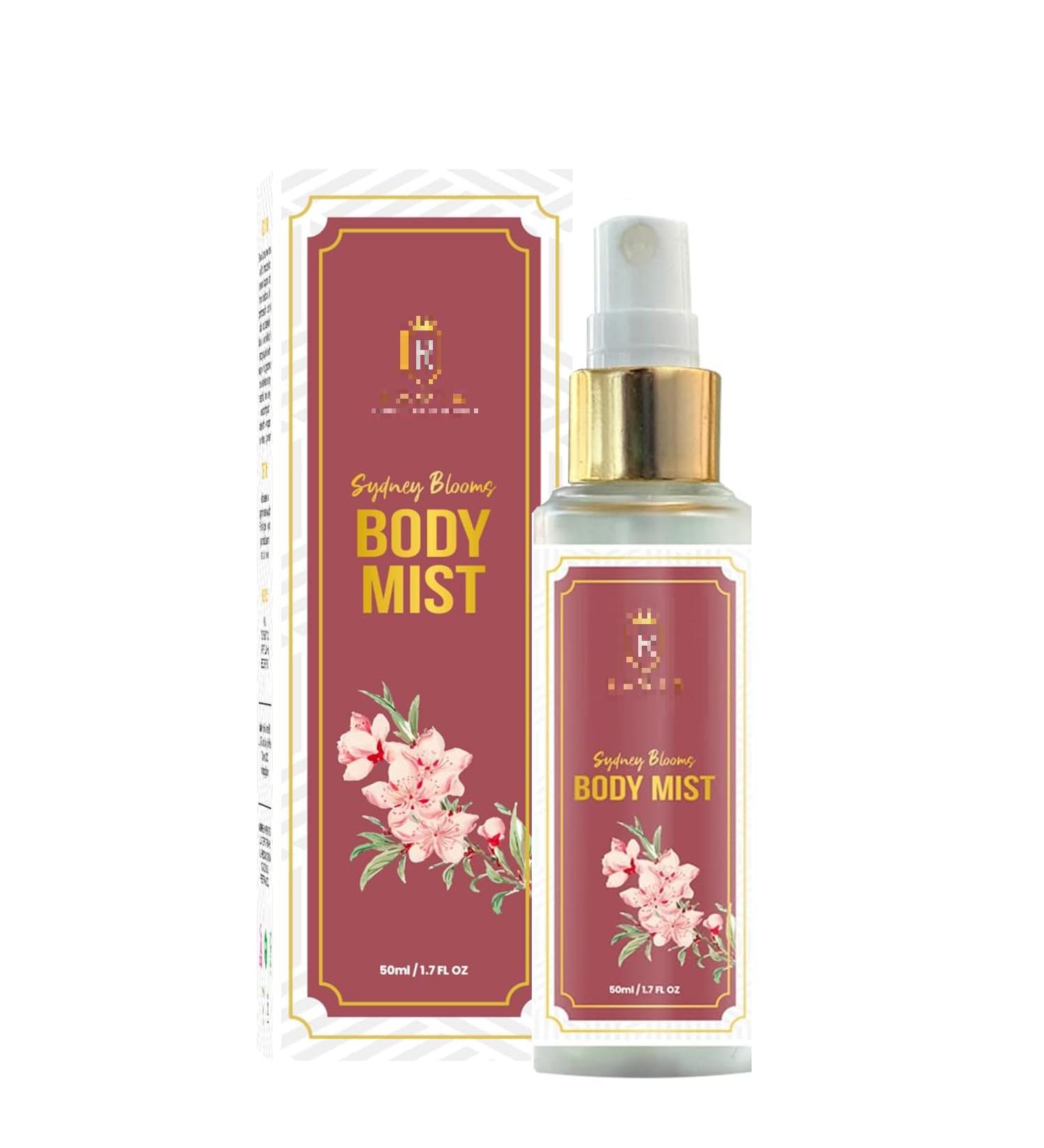 QURA Sydney Blooms Body Mist Perfume for Women & Men Enriched with Agarwood Flower Extracts|Travel-Friendly Perfume Body Spray|50 ml
