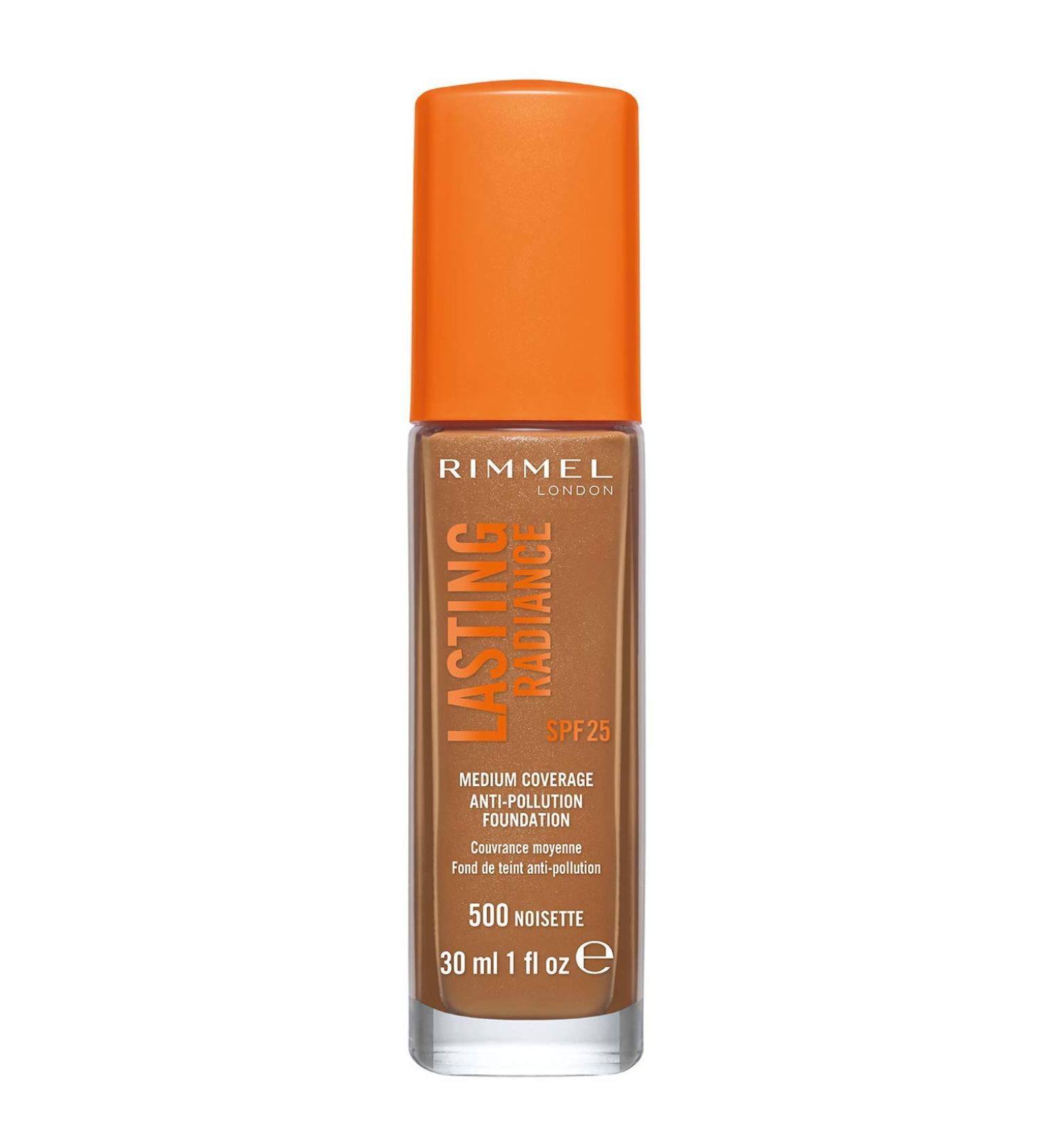 Rimmel - Lasting Radiance Foundation - Hazelnut 500-30ml - Buy Online on GoSupps.com