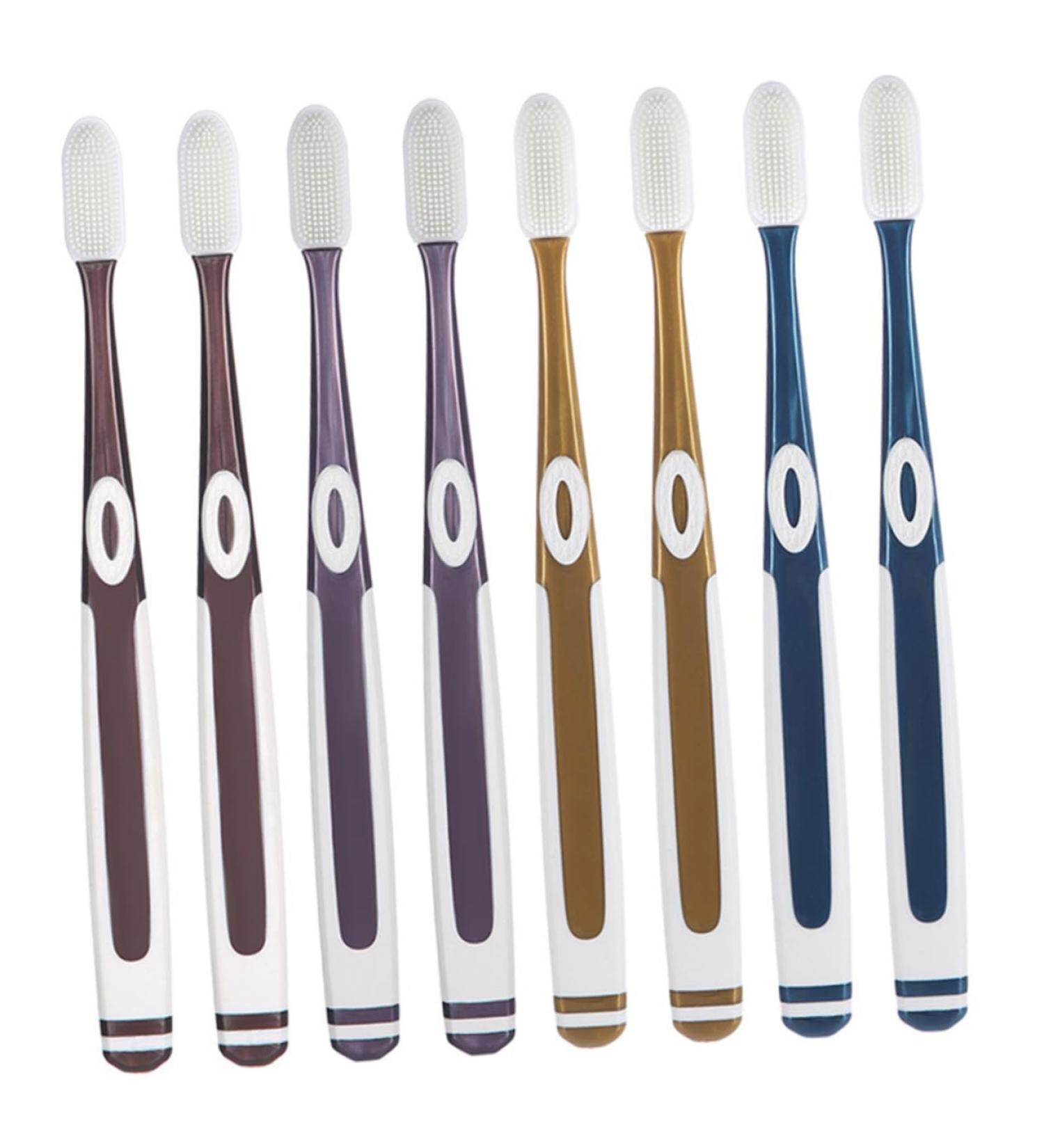Ultechnovo 8ST Nano Toothbrush - Ultimate Oral Hygiene for Adults & Infants | Camping & Training Toothbrush with Silicone Brush Heads | Buy Online - Buy Online on GoSupps.com