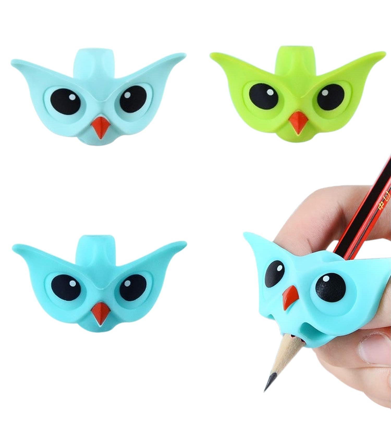 3PC Pencil Handle Grip for Kids & Adults | Ergonomic Finger Holders for Left & Right-Handed | Ideal for Preschool Learners & Special Needs - Buy Online on GoSupps.com