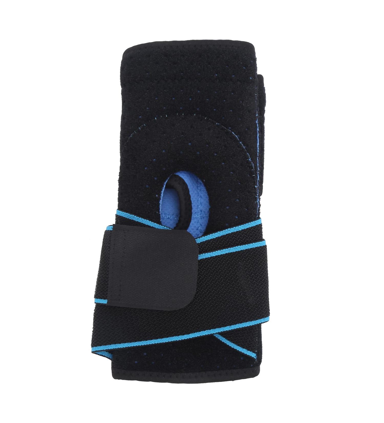 Sports Knee Brace Compression Sleeve for Running & Cycling Breathable Quick-Drying Joint Support Wrap (Blue - Buy Online on GoSupps.com