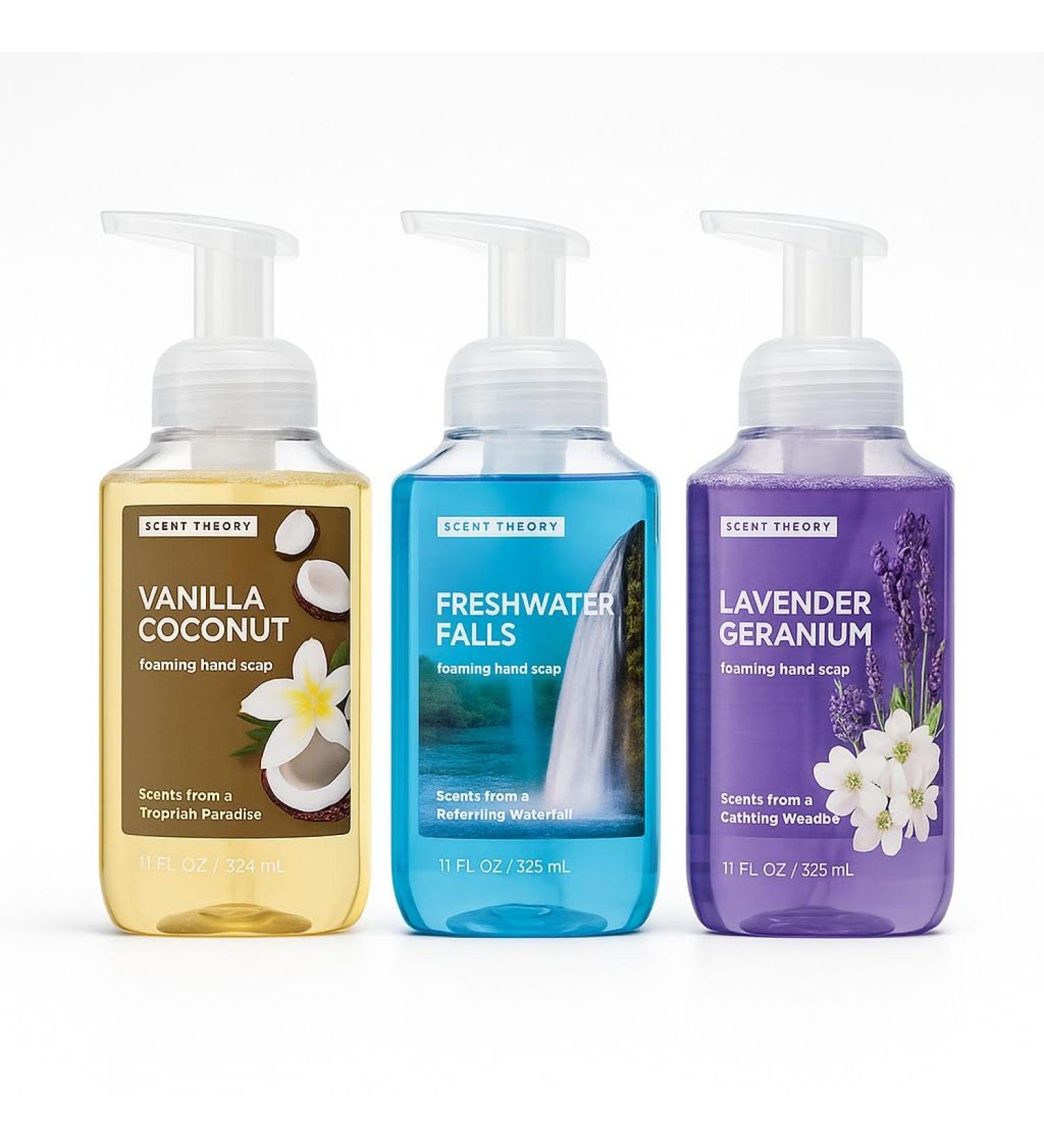 free freshwater lavender & vanilla hand soap from a scents 11fl oz /325ml