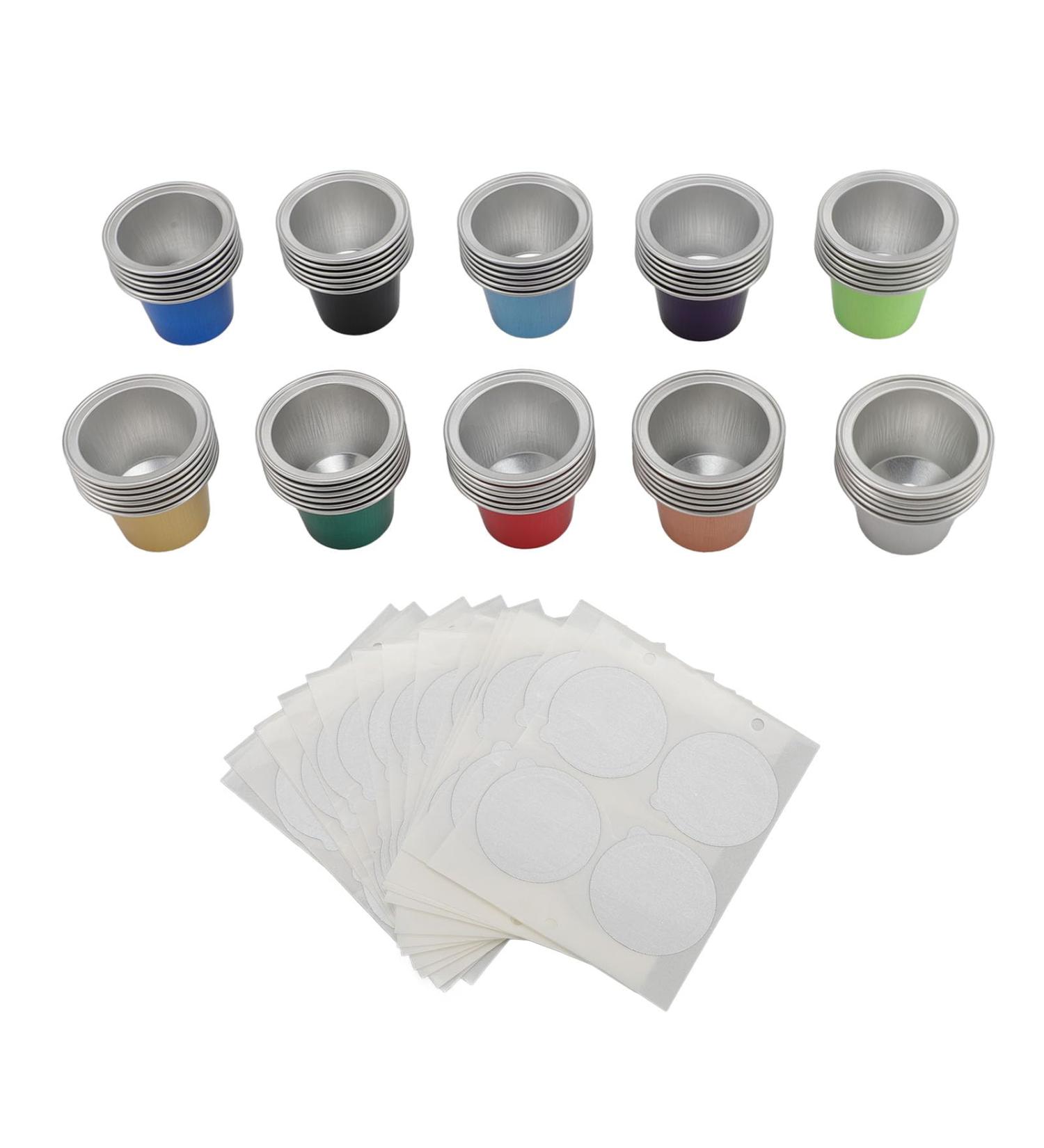 Fdit Ensemble de Dosettes de Capsules de caf Jetables Conservation de la Fra cheur pour Cafeti re Brosse et Cuill re en Papier D'aluminium 60 Pi ces pour Usage Domestique et de Bureau - Buy Online on GoSupps.com