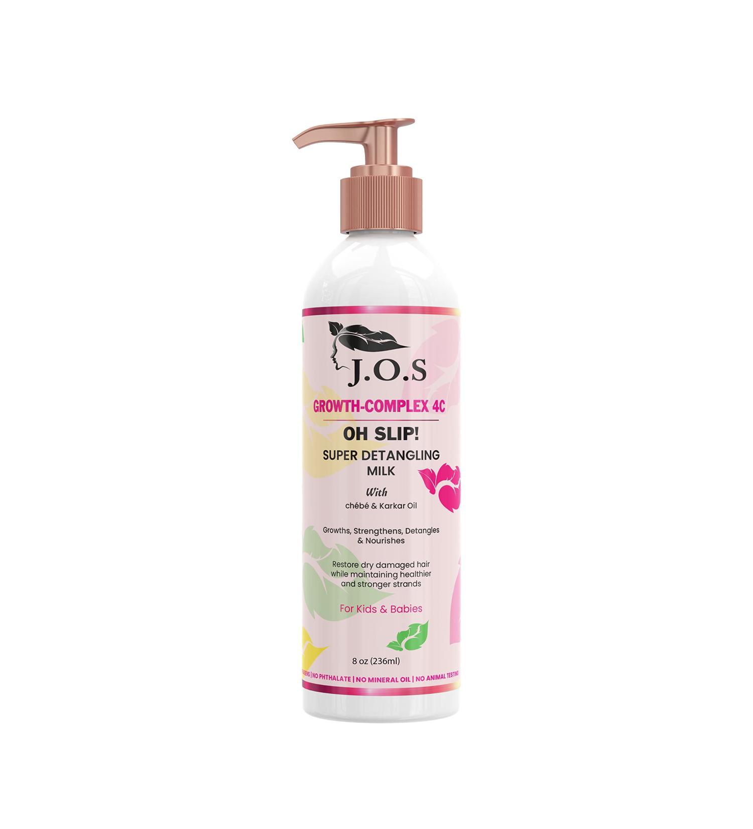 J'Organic Solutions Oh Slip! Super Detangling Milk (Formulated with chebe & Karkar Oil)