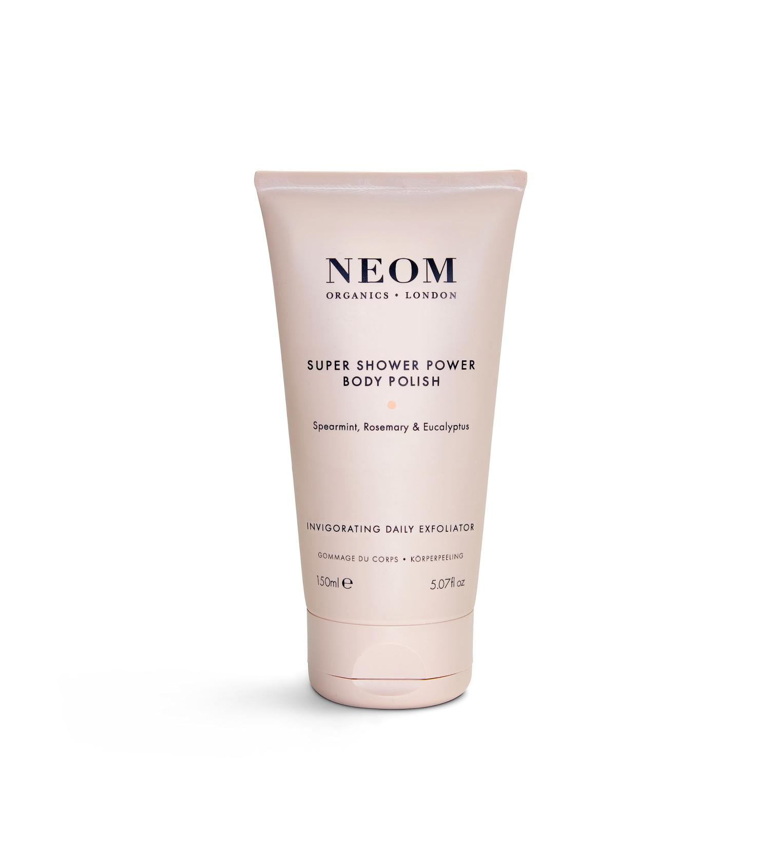 NEOM- Super Shower Power Body Polish | Spearmint Rosemary & Eucalyptus Essentail Oils | Exfoliates buffs & smooths skin | Vegan | Body Scrub - Buy Online on GoSupps.com