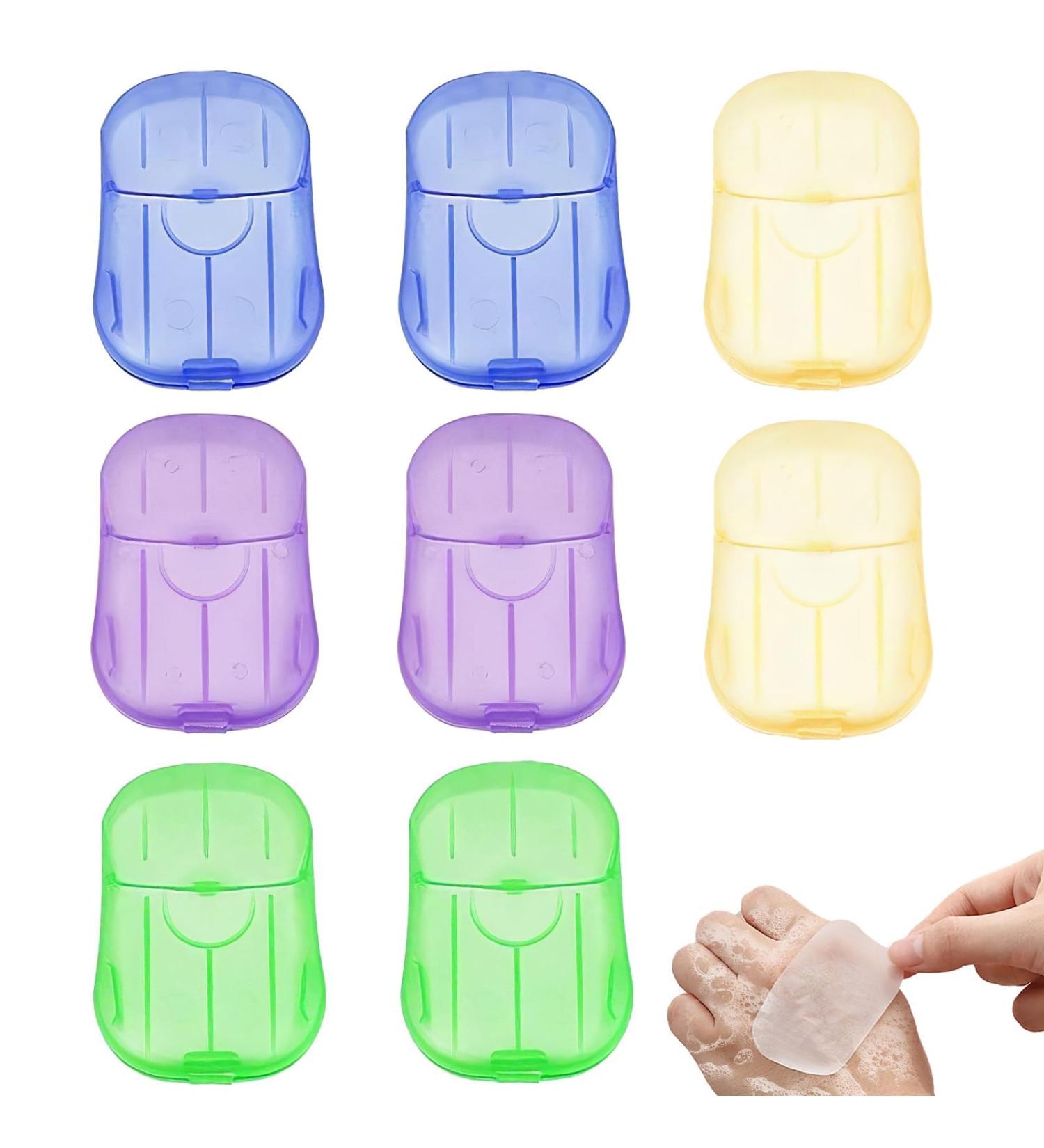 Portable Soap Leaves for Travel | 160 Disposable Paper Soap Sheets - Ideal for Camping & Outdoor Washing - Buy Online on GoSupps.com