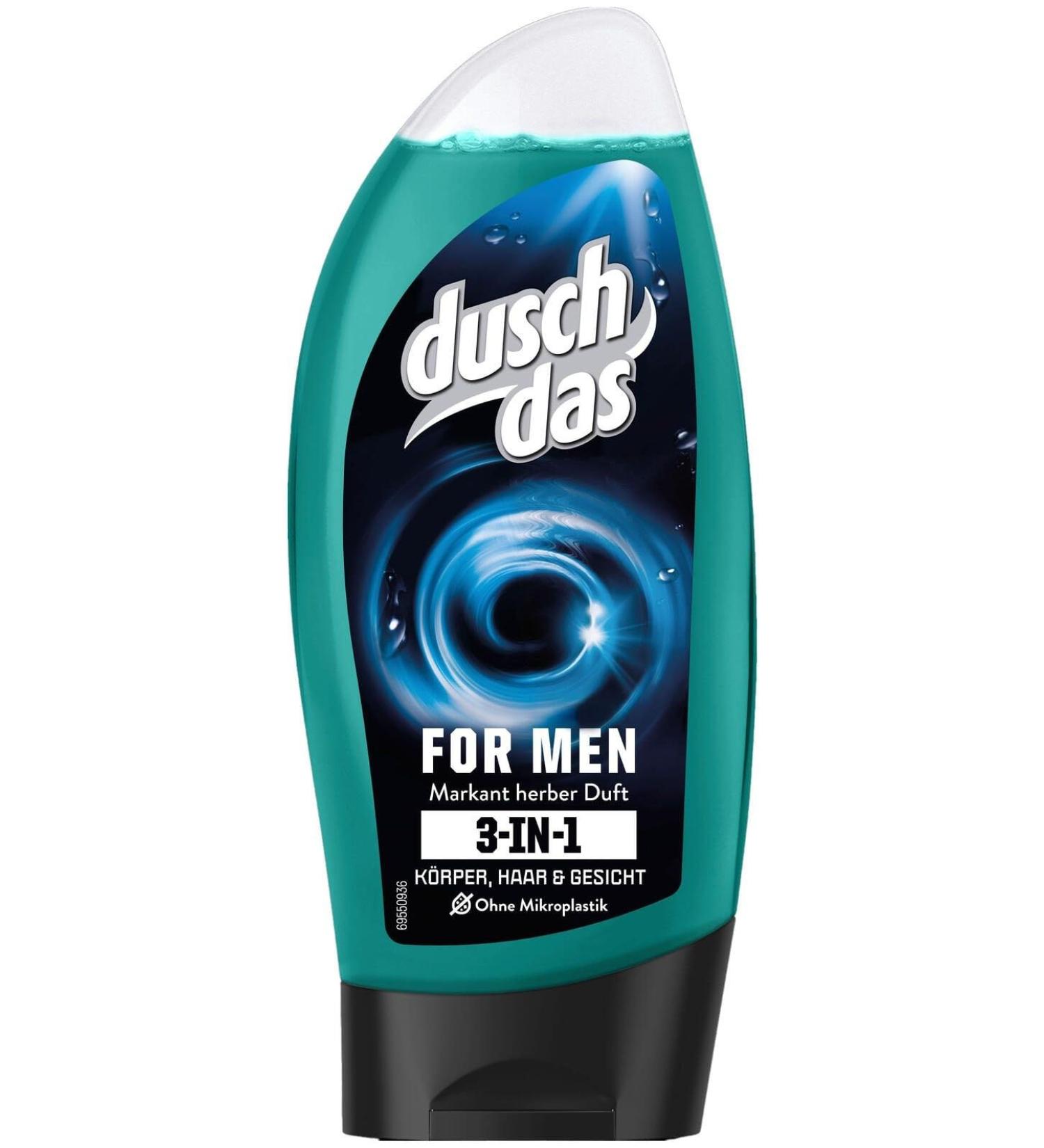 Unilever Germany Duschdas Shower Gel For Men shower bath with Fresh Energy fragrance formula provides a refreshing start to the day 225 ml 1 piece