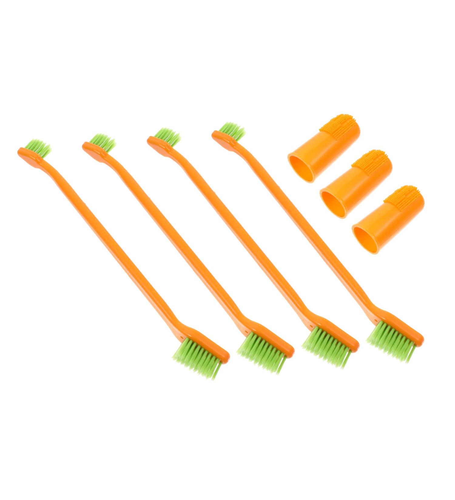 FOMIYES 1 Set Pet Toothbrush Toothbrushes Dog Toothbrush and Toothpaste Toothbrush for Pet Supplies Pet Dog - Buy Online on GoSupps.com