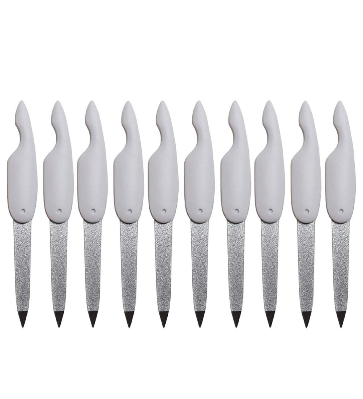 Beaupretty 10pcs Folding Double Side Nail Files and Buffers - Pocket Size Manicure Pedicure Tool - Buy Online on GoSupps.com