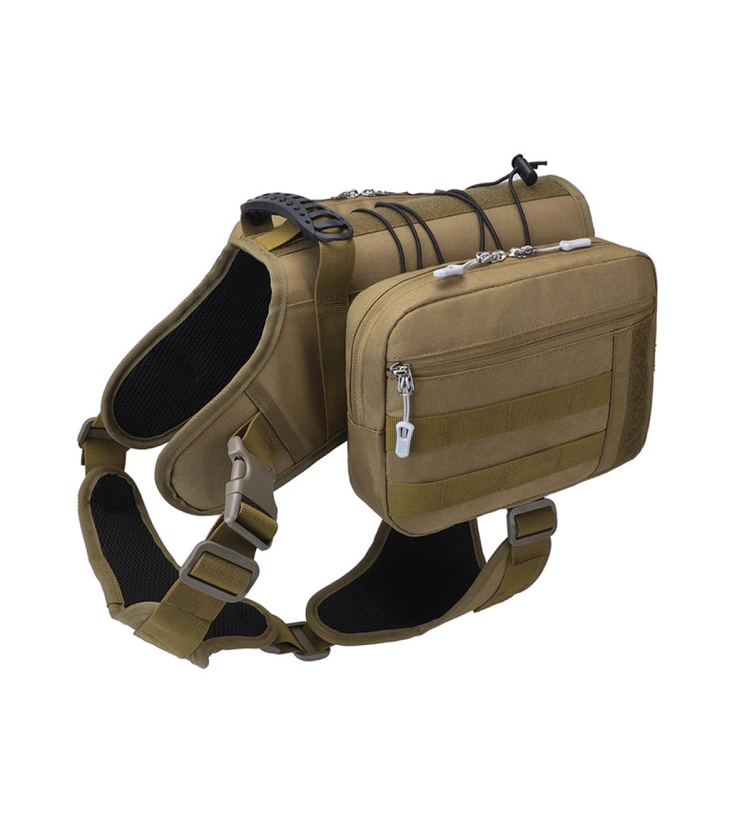 Hundred Backpacks - Waterproof Dog Saddle Backpack for Large Dogs | Light & Removable Hiking Pack with Dishes | Ideal for Outdoor Adventures - Buy Online on GoSupps.com