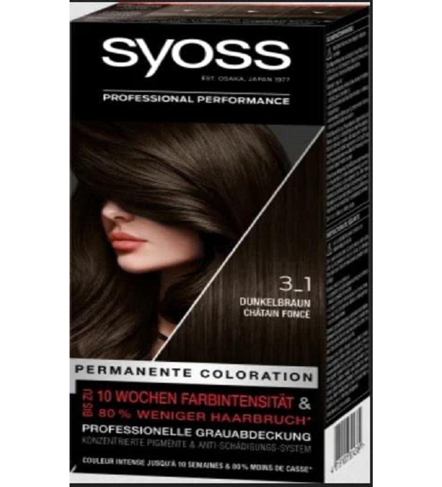 Henkel Beauty Care Syoss Coloratio donkerbruin 31 115 ml - Buy Online on GoSupps.com