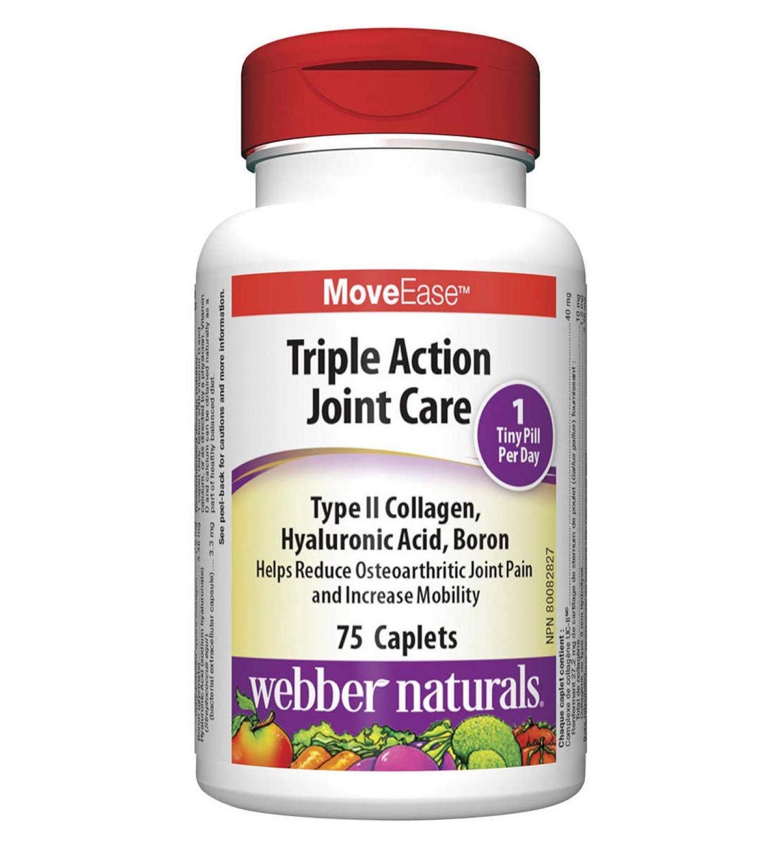 webber naturals Triple Action Joint Care - 75 caplets