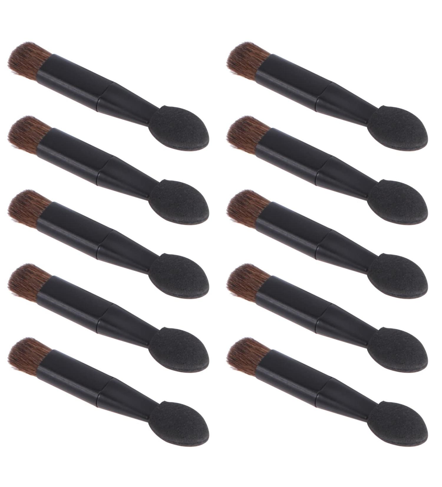 Mobestech 10pcs Double Ended Eye Shadow Stick Beauty Sponges Makeup Applicator Disposable Dual Sided Eyeshadow - Buy Online on GoSupps.com