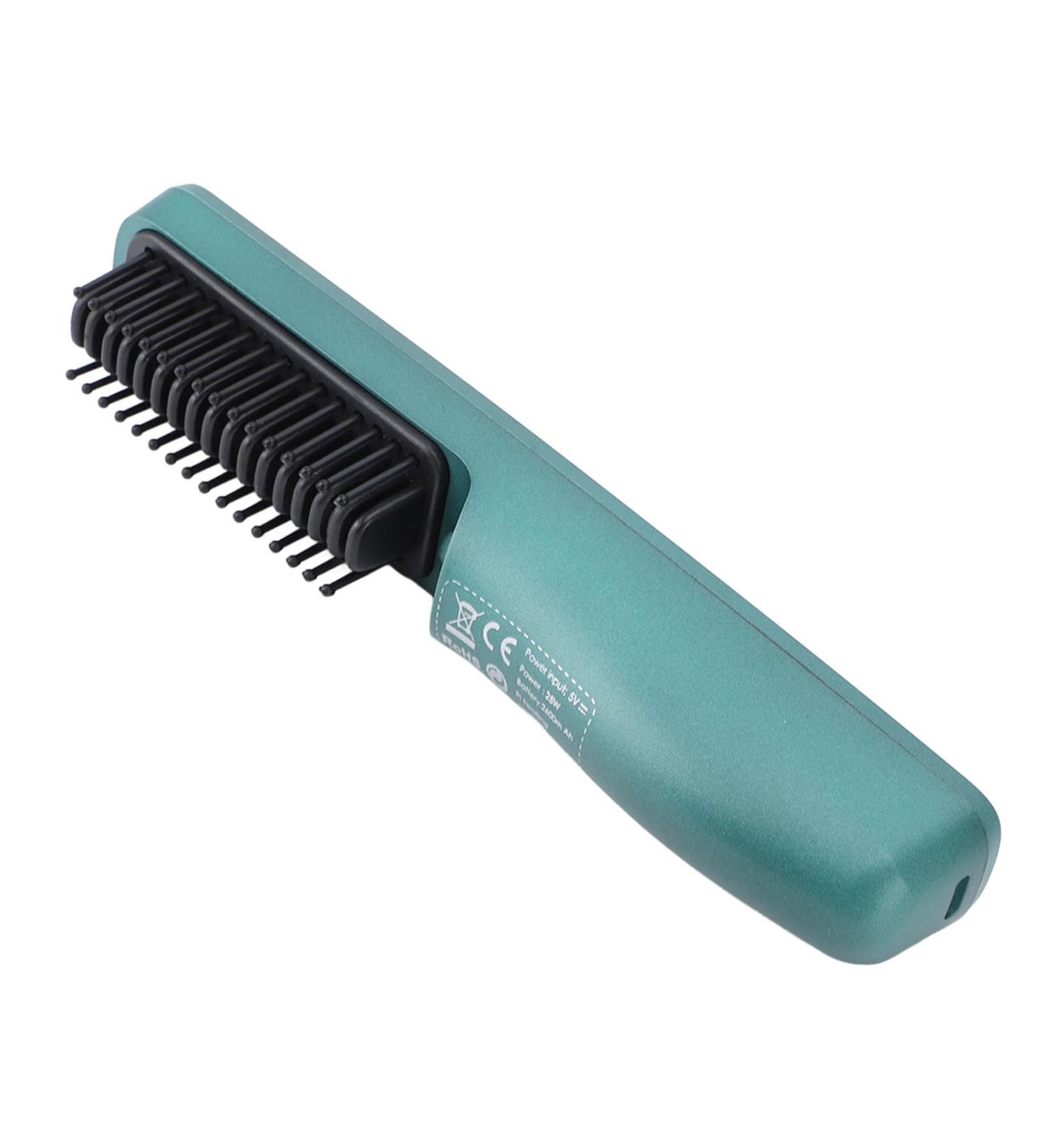 Portable Hair Straightener Comb - Fast Heating Brush with Rechargeable Battery for Salon & Travel | Anti-Static Design - Buy Online on GoSupps.com