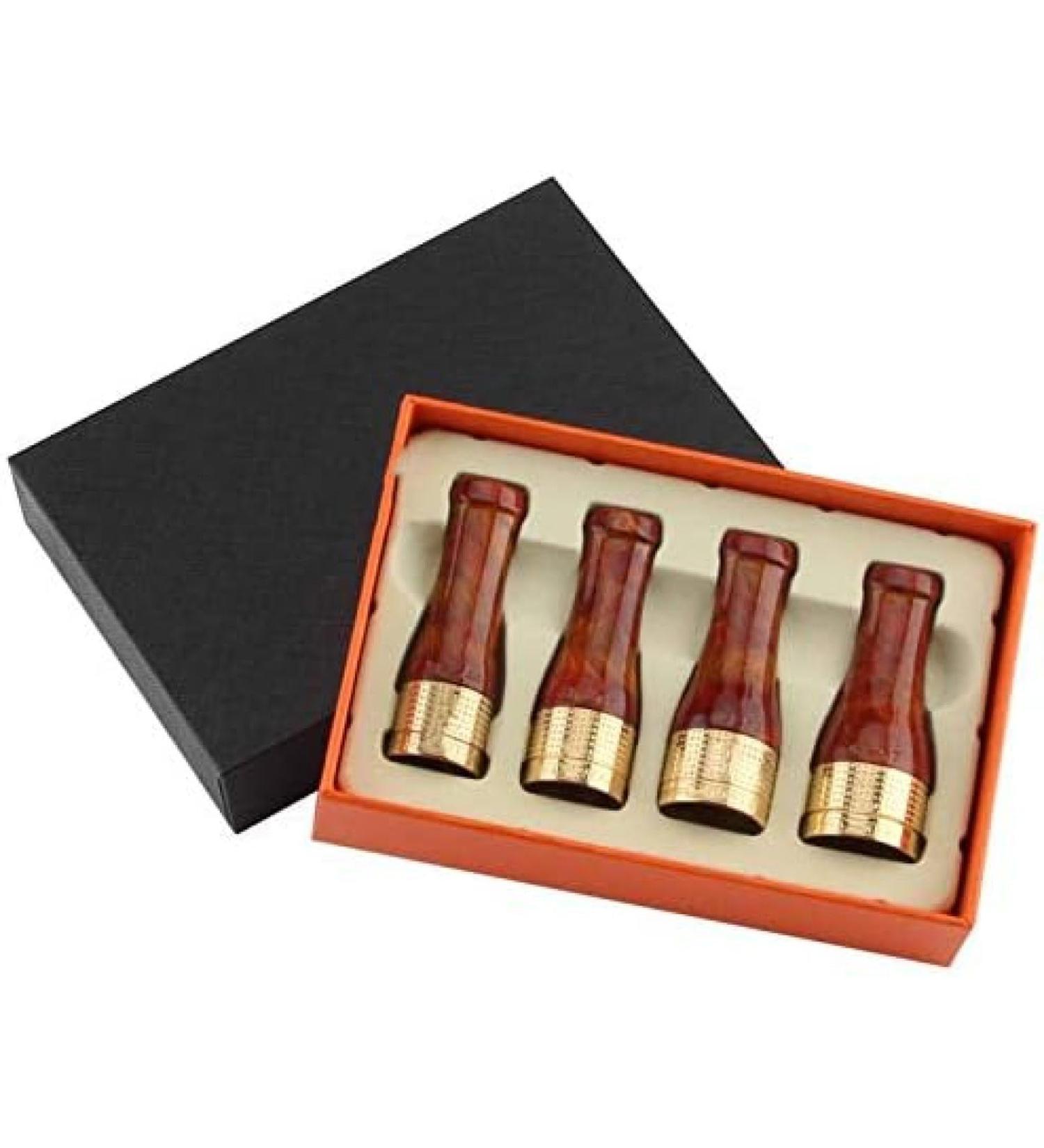 4 Sizes Cigar Holder Pure Copper Resin Cigar Pipe Set Cigar Mouthpiece Set Portable Cigar Filter Holder 4 Caliber Red Bonny369 - Buy Online on GoSupps.com