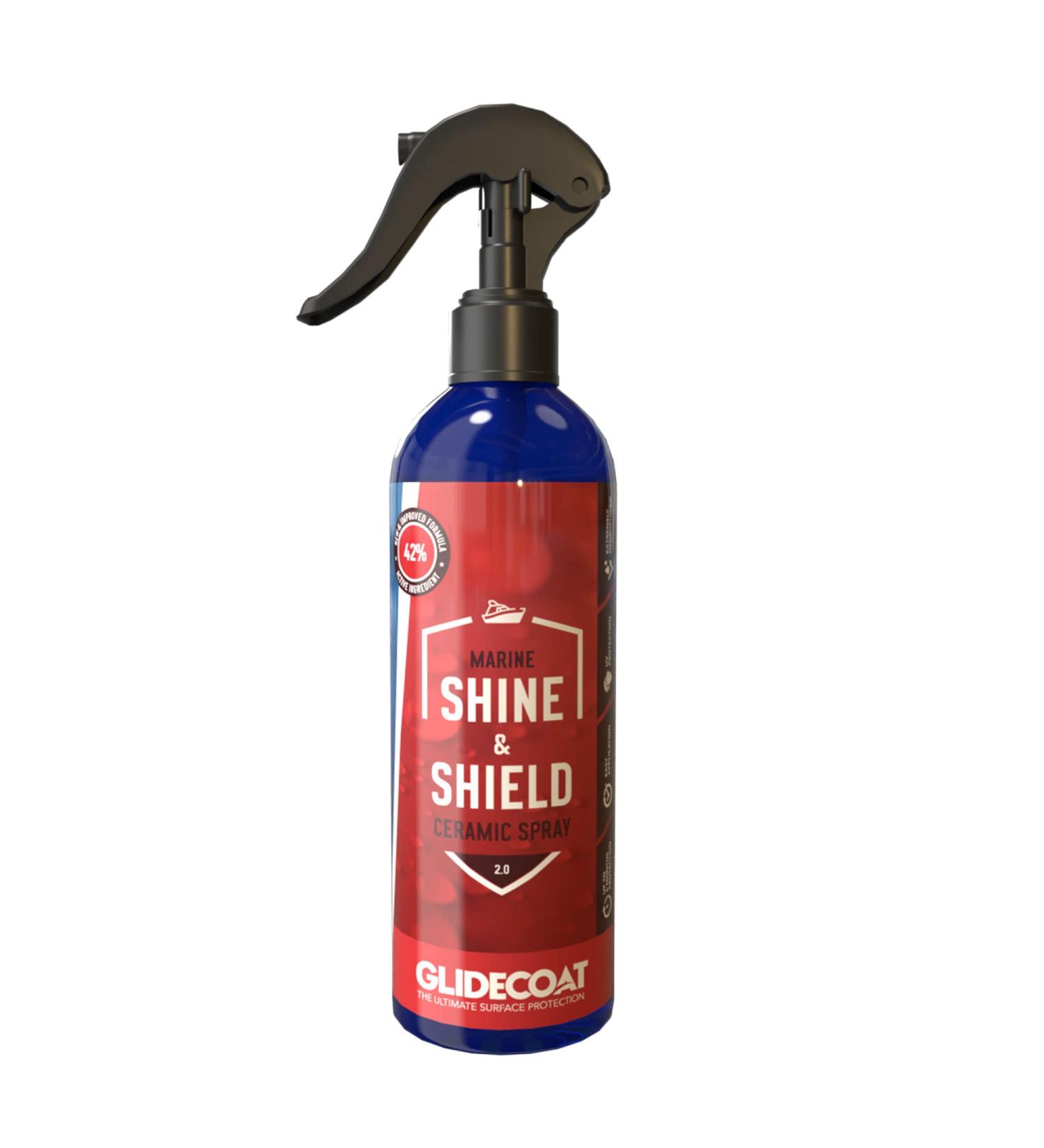 Glidecoat Marine Shine & Shield 42% Ceramic Spray | Hydrophobic UV Protection | Marine Sealant 16oz - Buy Online on GoSupps.com