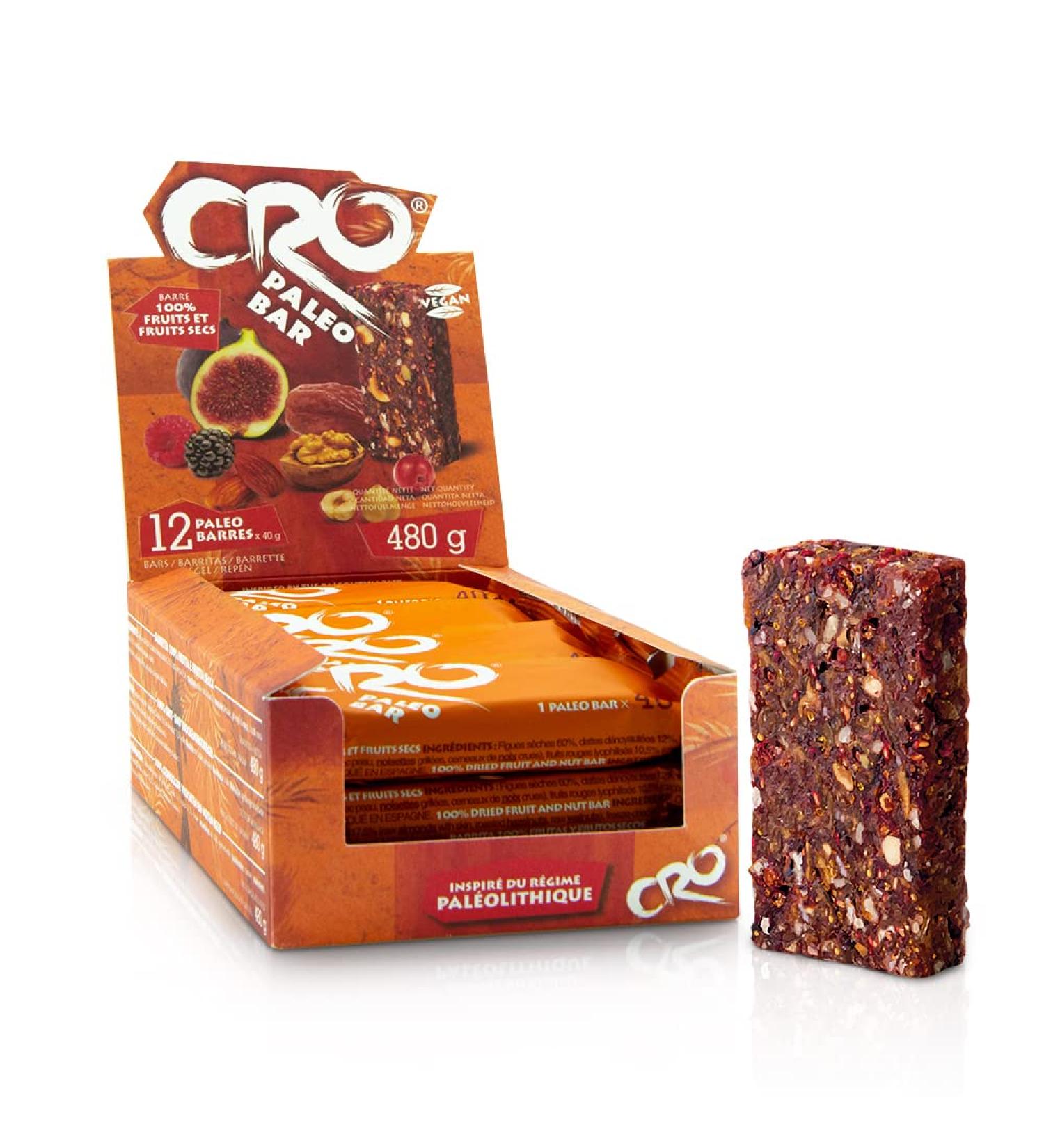 ANASTORE BIO Cro Cro Paleo Bar Energy bar 12 bars Fig Fig 12 bars - Buy Online on GoSupps.com