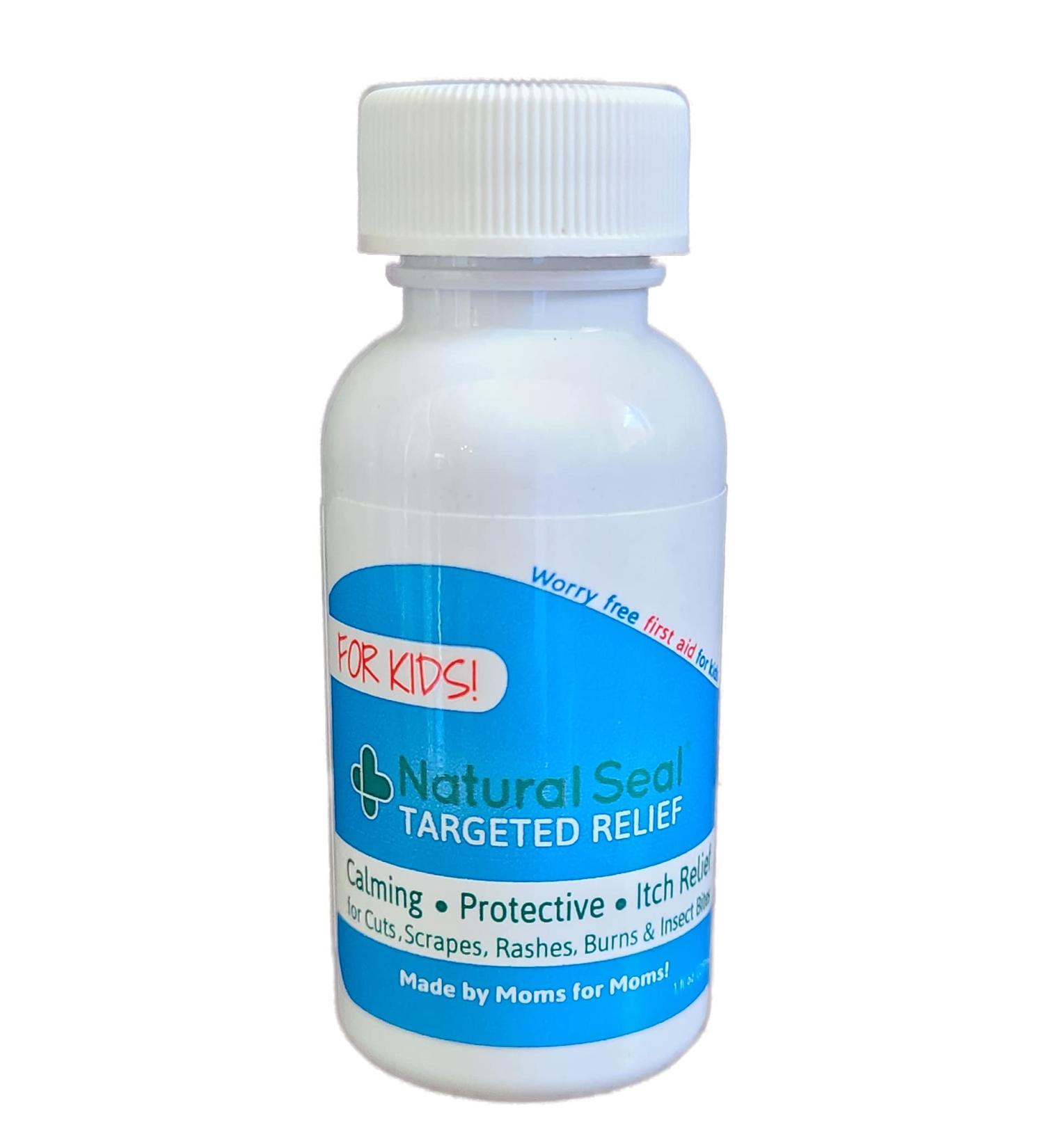 KeriCure Natural Seal Targeted Pain Relief for Kids 1oz - Soothing Hydrogel for Cold Sores, Rashes, and Insect Bites - Made in USA - Woman Owned Business - Buy Online on GoSupps.com