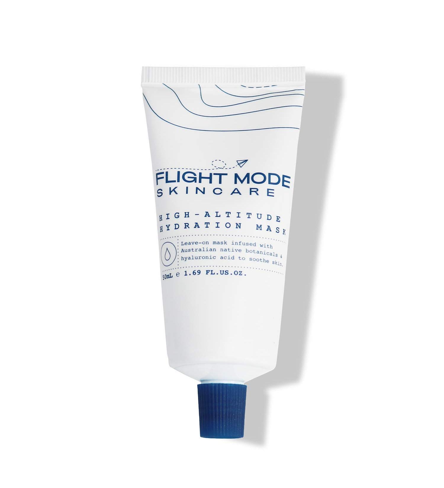 Flight Mode High-Altitude Hydrating Mask | Travel Size Anti-Aging Face Mask with Hyaluronic Acid & Aloe Vera - Deep Hydration & Lifting - 50ml - Buy Online on GoSupps.com