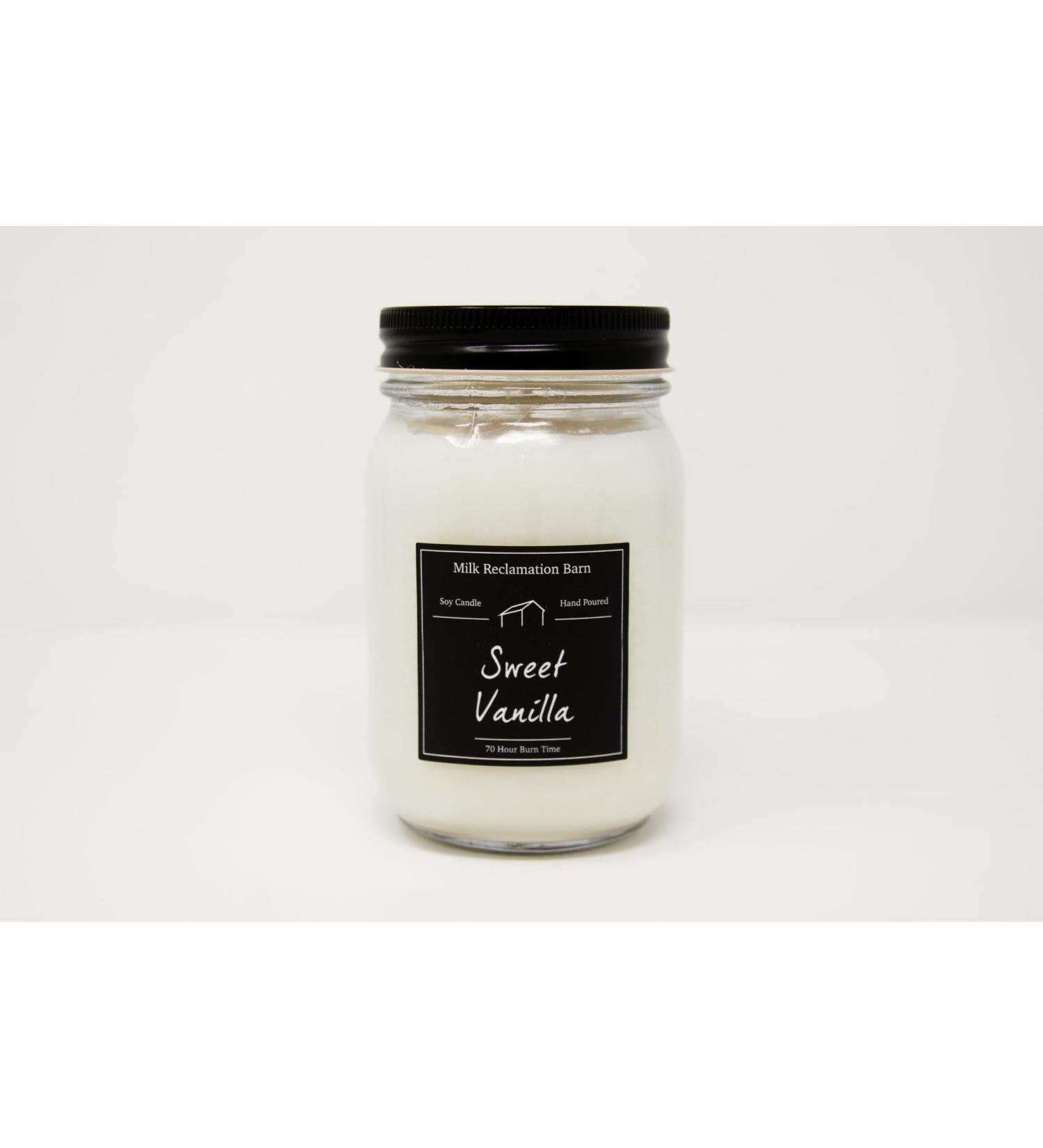 Vanilla Pear Scented Mason Jar Candle 13 Oz Home Fragrance Accessories