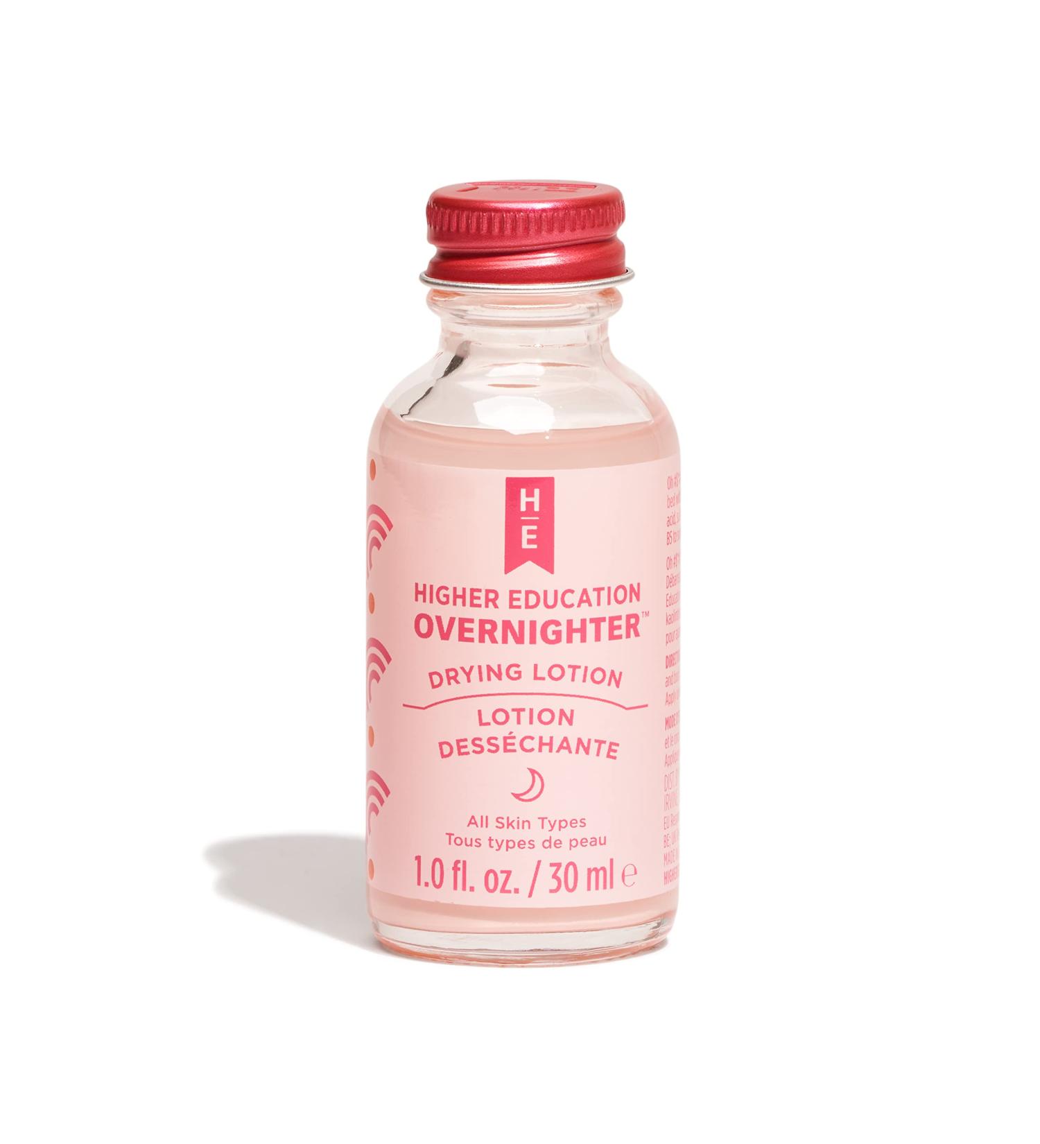 Overnight Skincare Treatment - Higher Education Drying Lotion with Calamine & Salicylic Acid - Acne Control Reduces Redness 30 Swabs - Buy Online on GoSupps.com