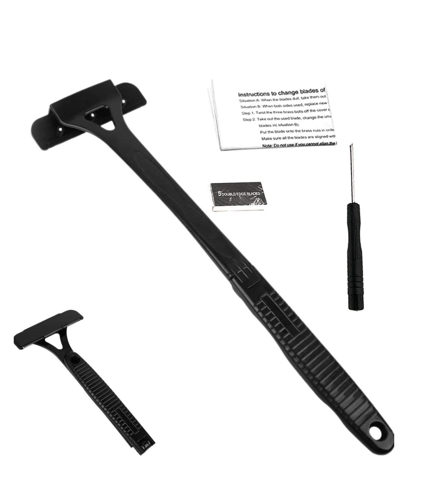 Body Hair Cutter for Men | Foldable Back Razors & Long-Handle Trimmers | Fast Trimming & Portable Hair Removal Tools - Buy Online on GoSupps.com