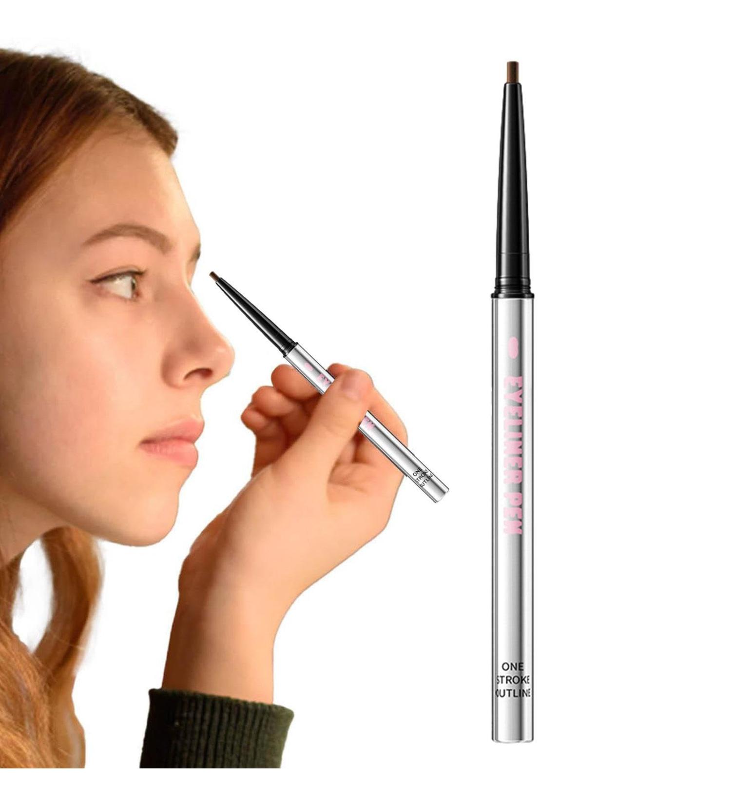 Waterproof Eyeliner - Smudge Proof Pencil Eyeliner for Eye Looks 6 Colors Long-Lasting Smooth Glide No-skip Eyeliner Pencil for Beginners Professionals Fanelod Light Brown - Buy Online on GoSupps.com
