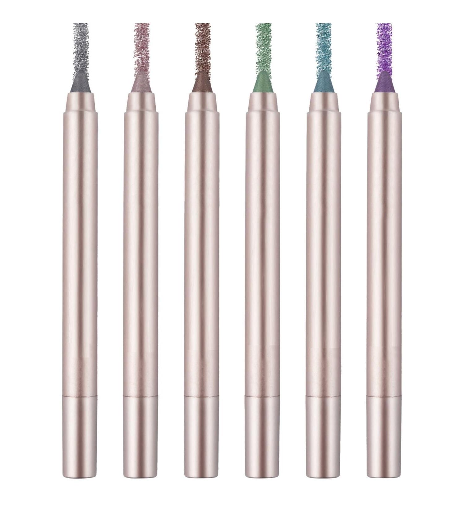 Eyeshadow Stick Set | Waterproof Shimmer Eyeshadow Pen - Colorful Eye Shadow Applicator Sticks Pearly Glitter Cream Stick Pen Eye Liner Set for Makeup - Buy Online on GoSupps.com