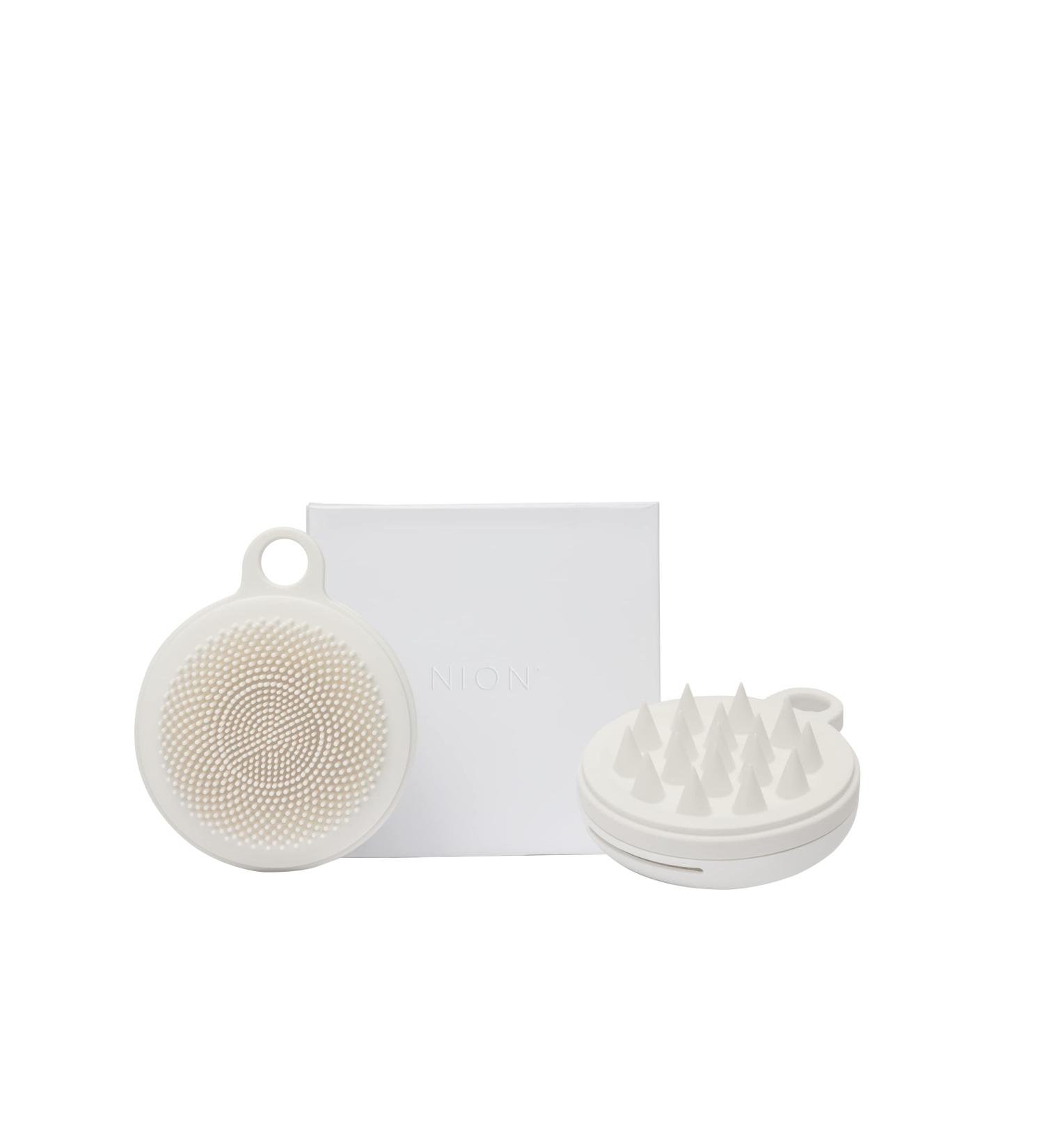 NION Beauty Purity Head & Body Cleansers 2in1 Scalp Shampoo Massager & Body Wash Scrubber Made with Sion technology for skin purification - Buy Online on GoSupps.com
