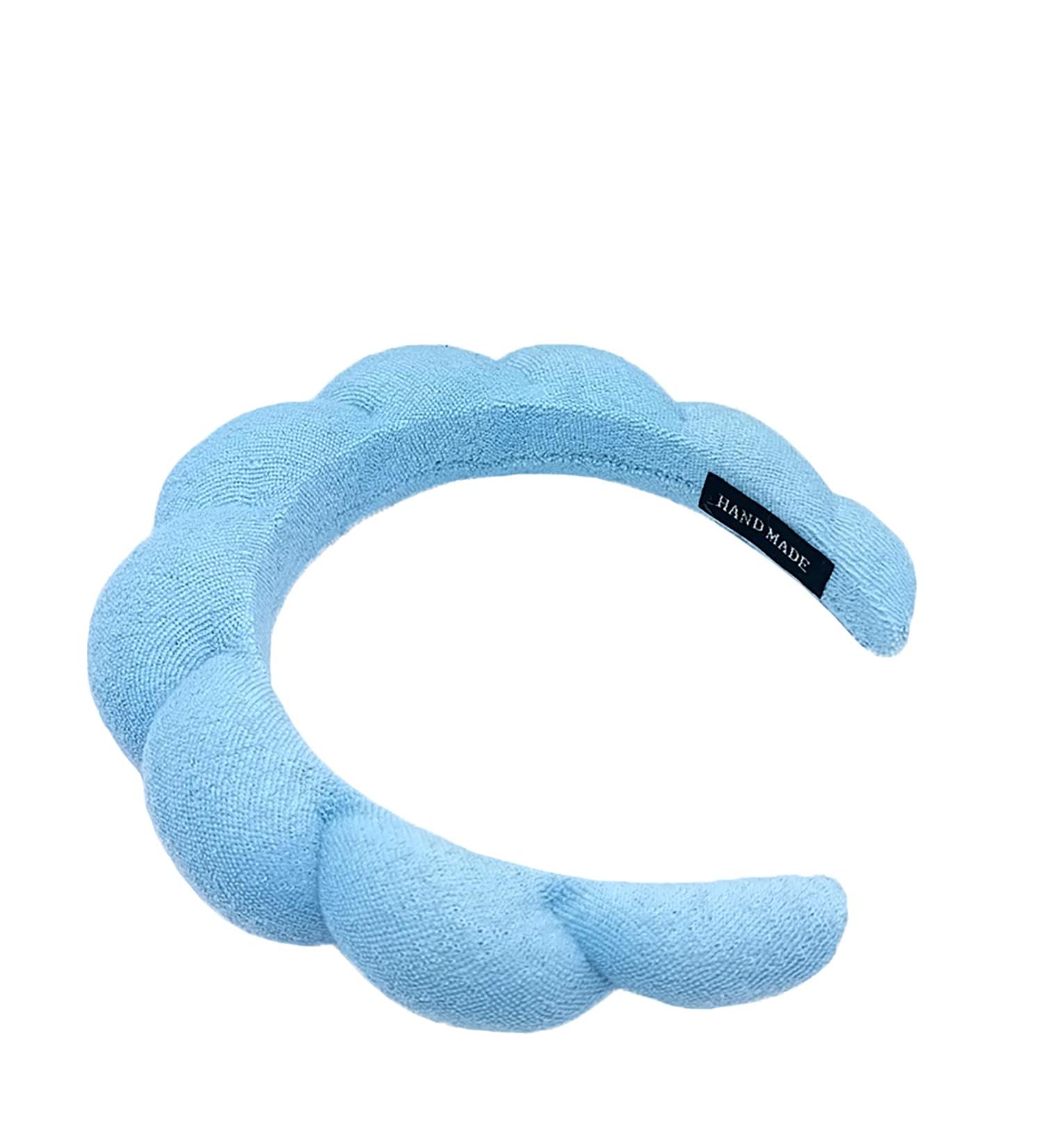 Deacocal Spa Headband for Women Girls - Soft Terry Cloth Skincare Headband - Makeup & Hair Accessory - Blue - Buy Online on GoSupps.com