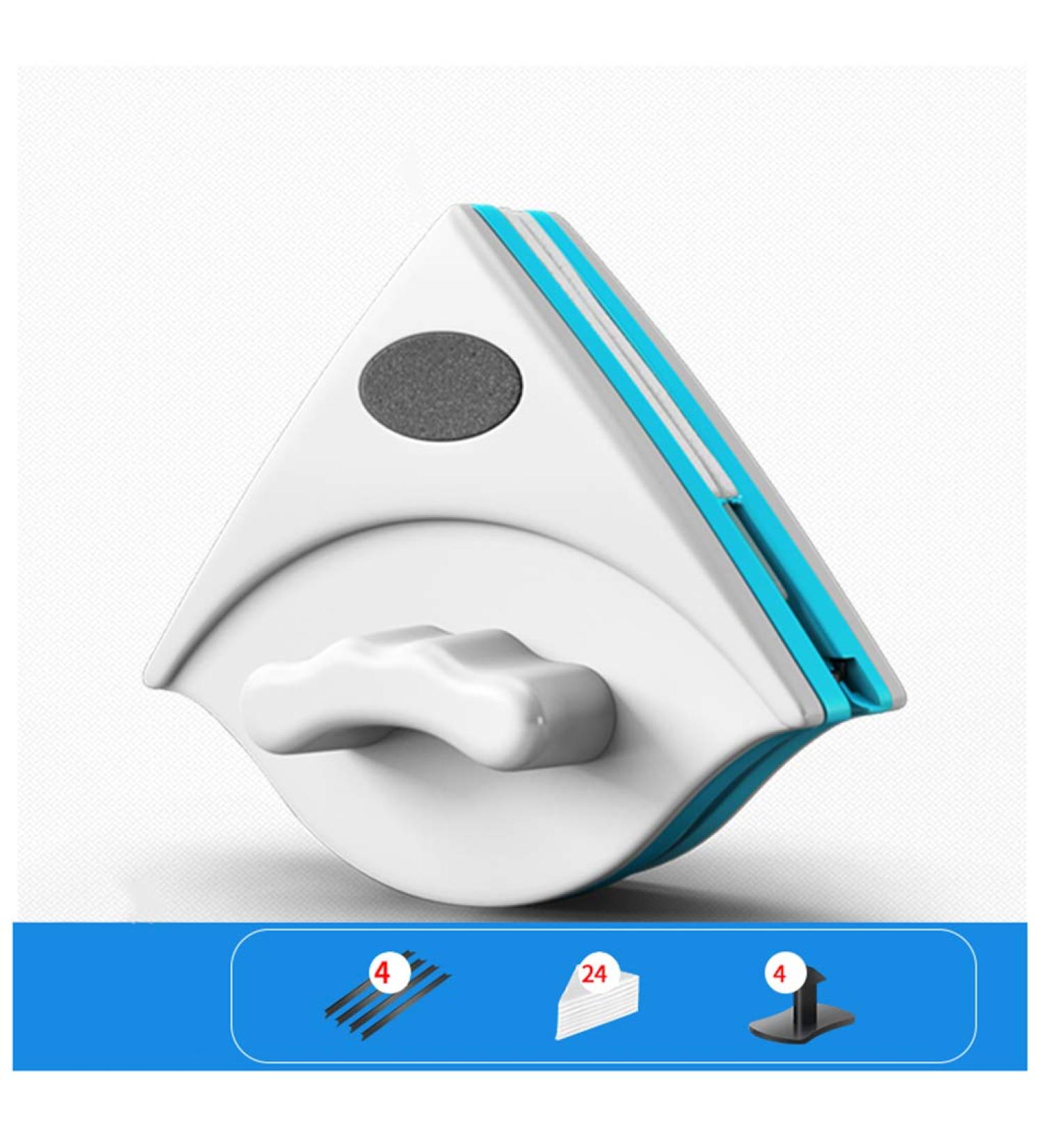 Window Cleaner Wipers Double-Side Glass Cleaner Plastic Household Cleaner Wiper Window Glass Surface Wiper Brush (Green5 12mm) - Buy Online on GoSupps.com