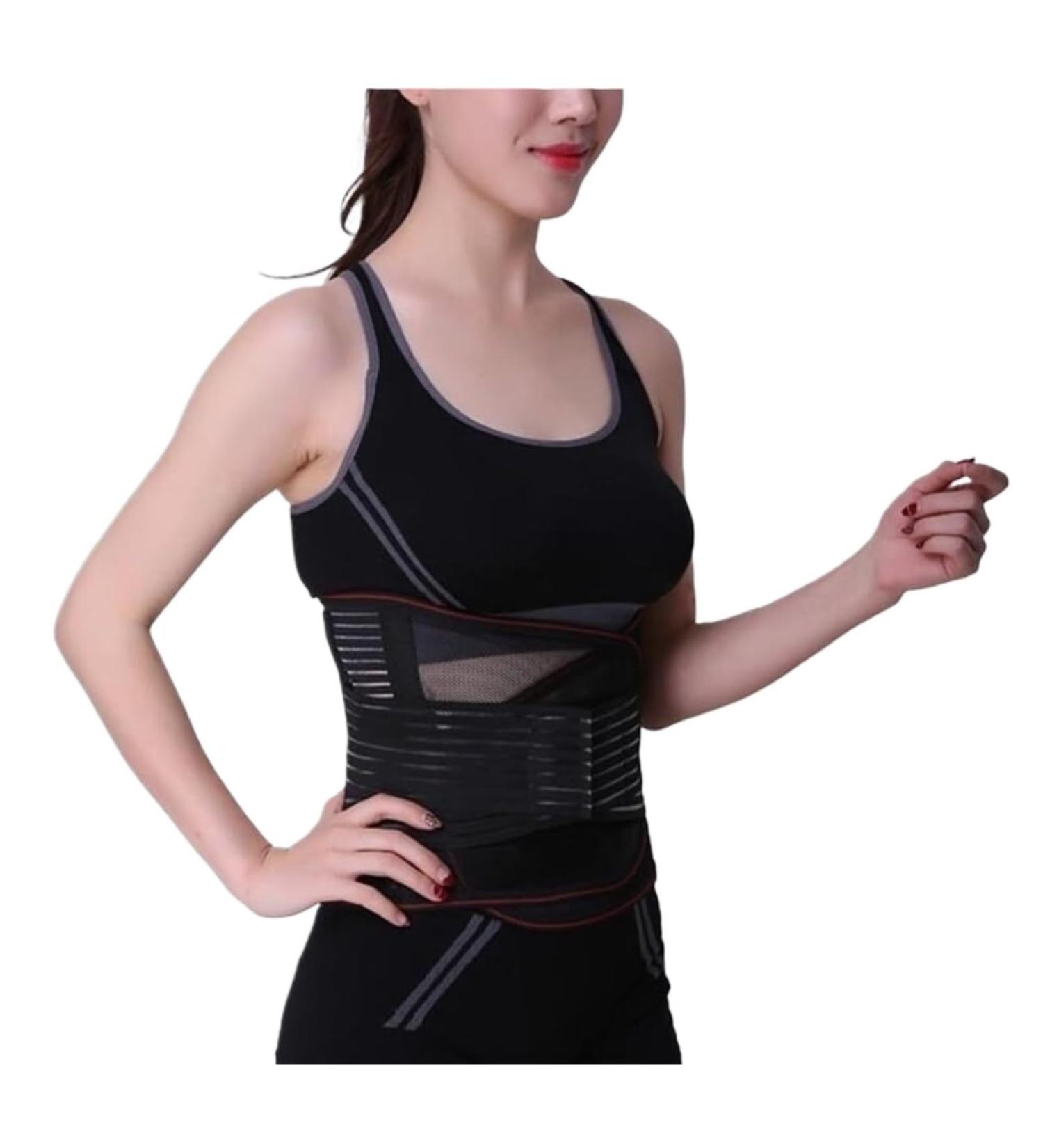 Back Support Back Brace Lumbar Support Lower Back Brace Double Pull Back Support Belt Breathable Posture Corrector Adjustable Back Support Belt(Black 3X-Large) 3X-Large Black - Buy Online on GoSupps.com