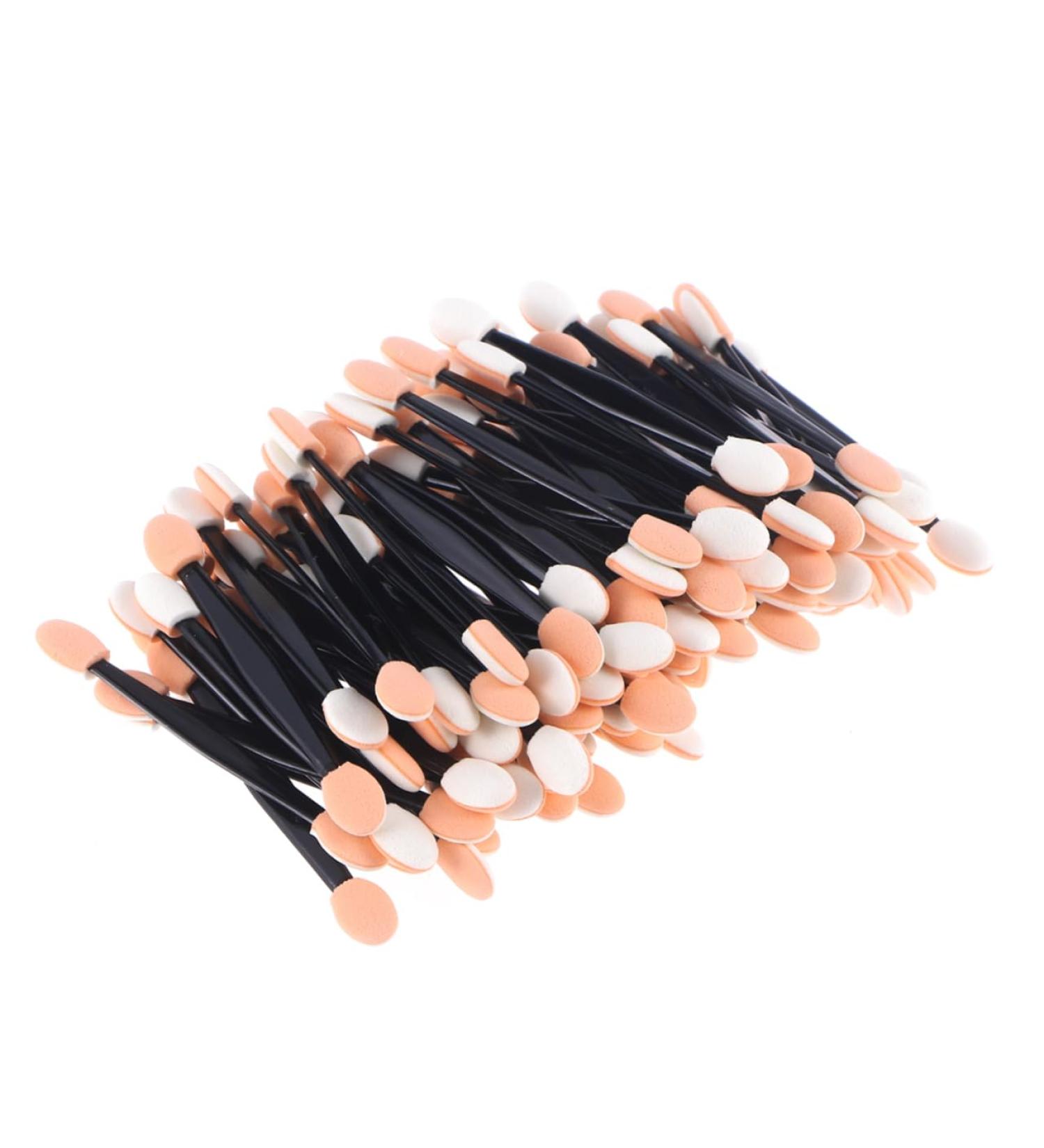 PLAFOPE 100pcs Eyeshadow Brush Makeup Eyeshadow Sponge Applicator Makeup Sponge Brush Applicator - Buy Online on GoSupps.com