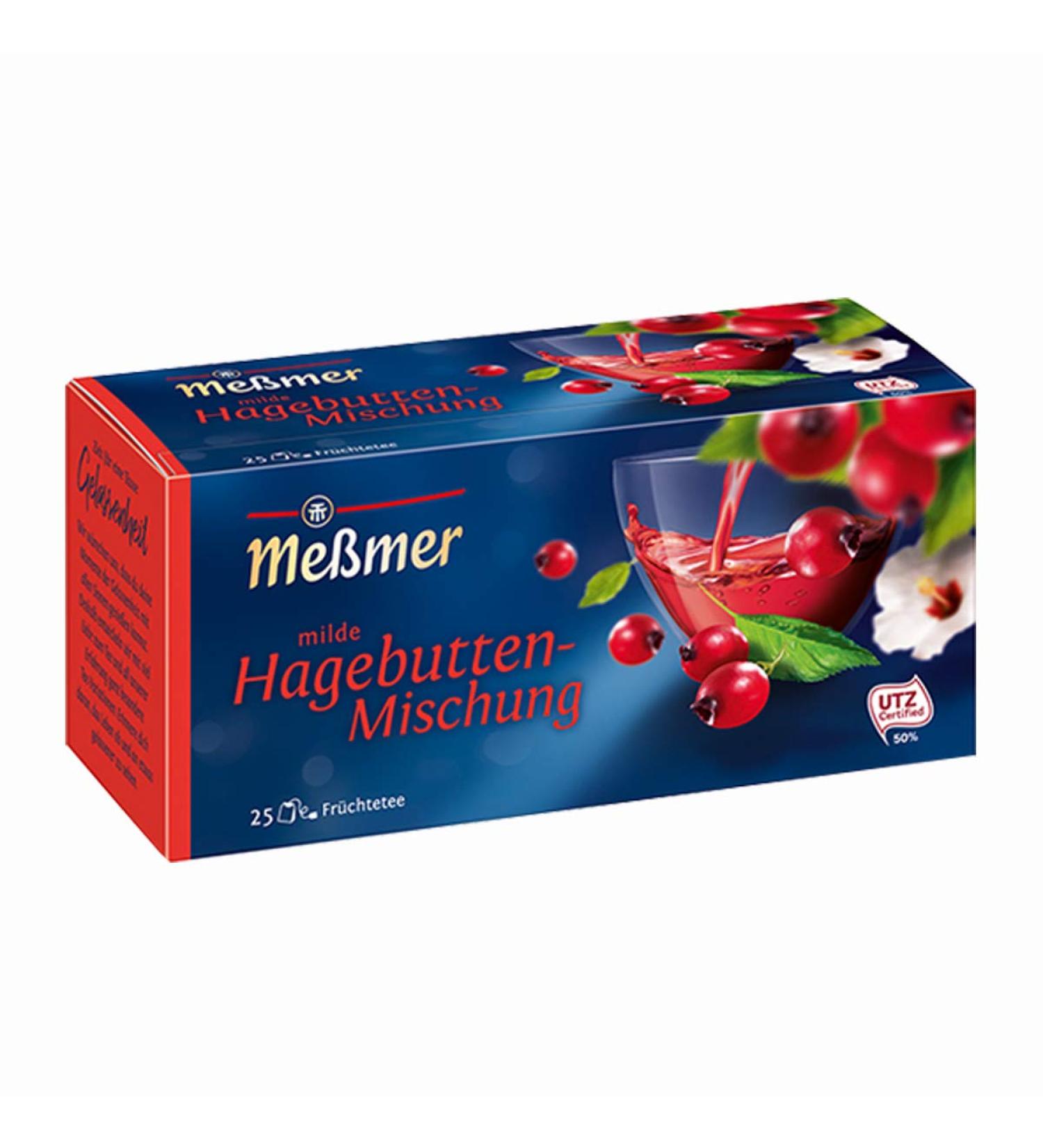 Meßmer Meßmer Sweet Rosehip Mix Fruit Tea Hibiscus 75g Pack of 12