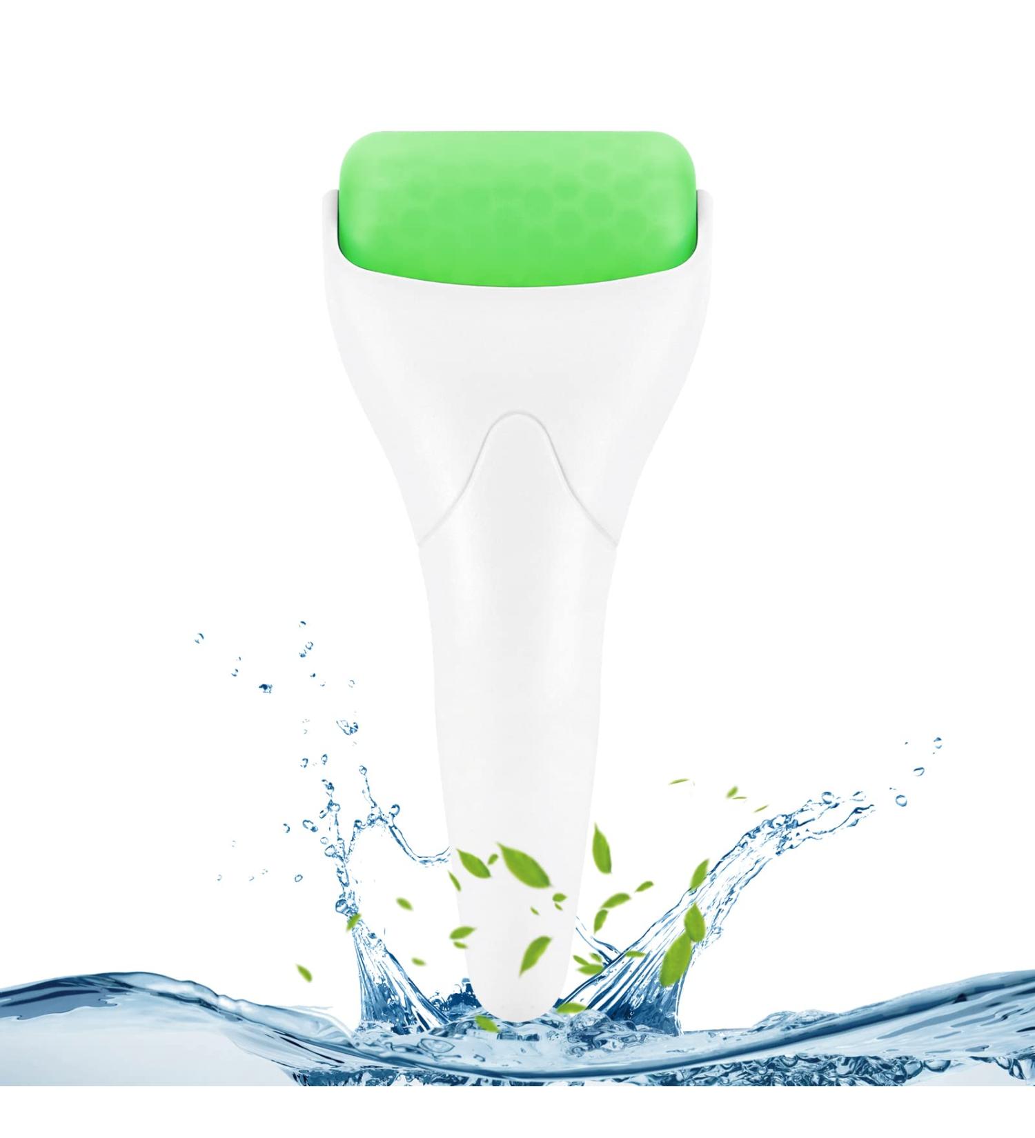 BFAHE Ice Roller for Face & Eye Puffiness Relief - Cold Gel Roller Massager for Pain Relief, Tightening Skin and Reducing Wrinkles, Dark Circles - Green - Buy Online on GoSupps.com