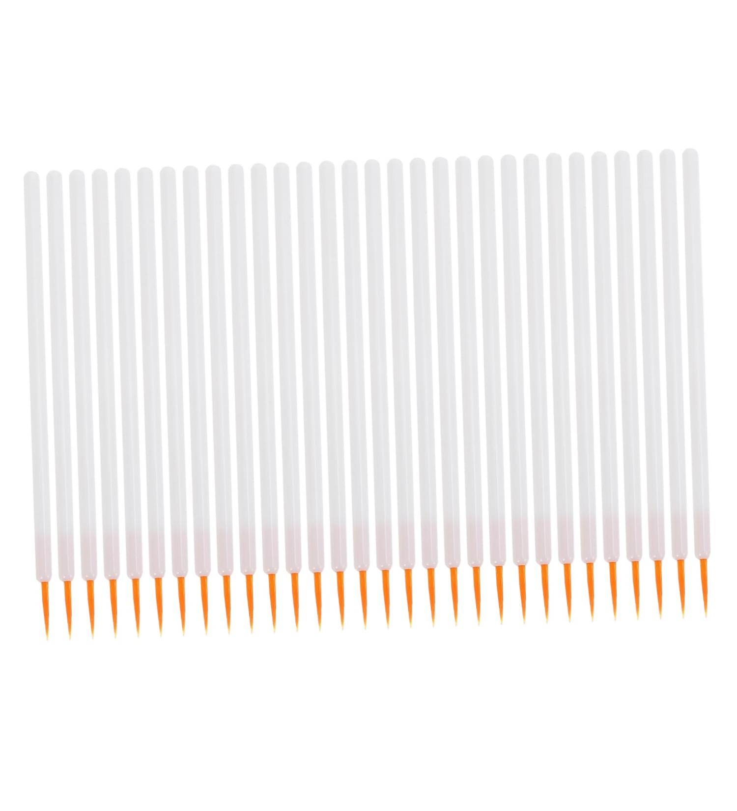 VINTORKY 100pcs Disposable Eyeliner Brush Eye Makeup Eyelash Mascara Tool Mini Tools Nylon White - Buy Online on GoSupps.com
