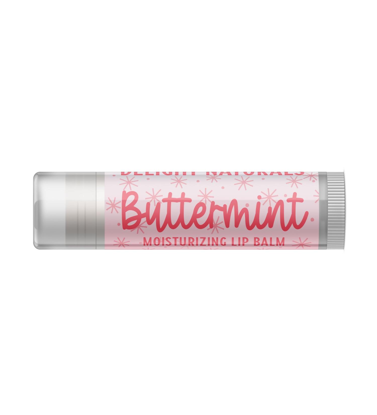 Delight Naturals JUMBO Lip Balm - Buttermint - Buy Online on GoSupps.com