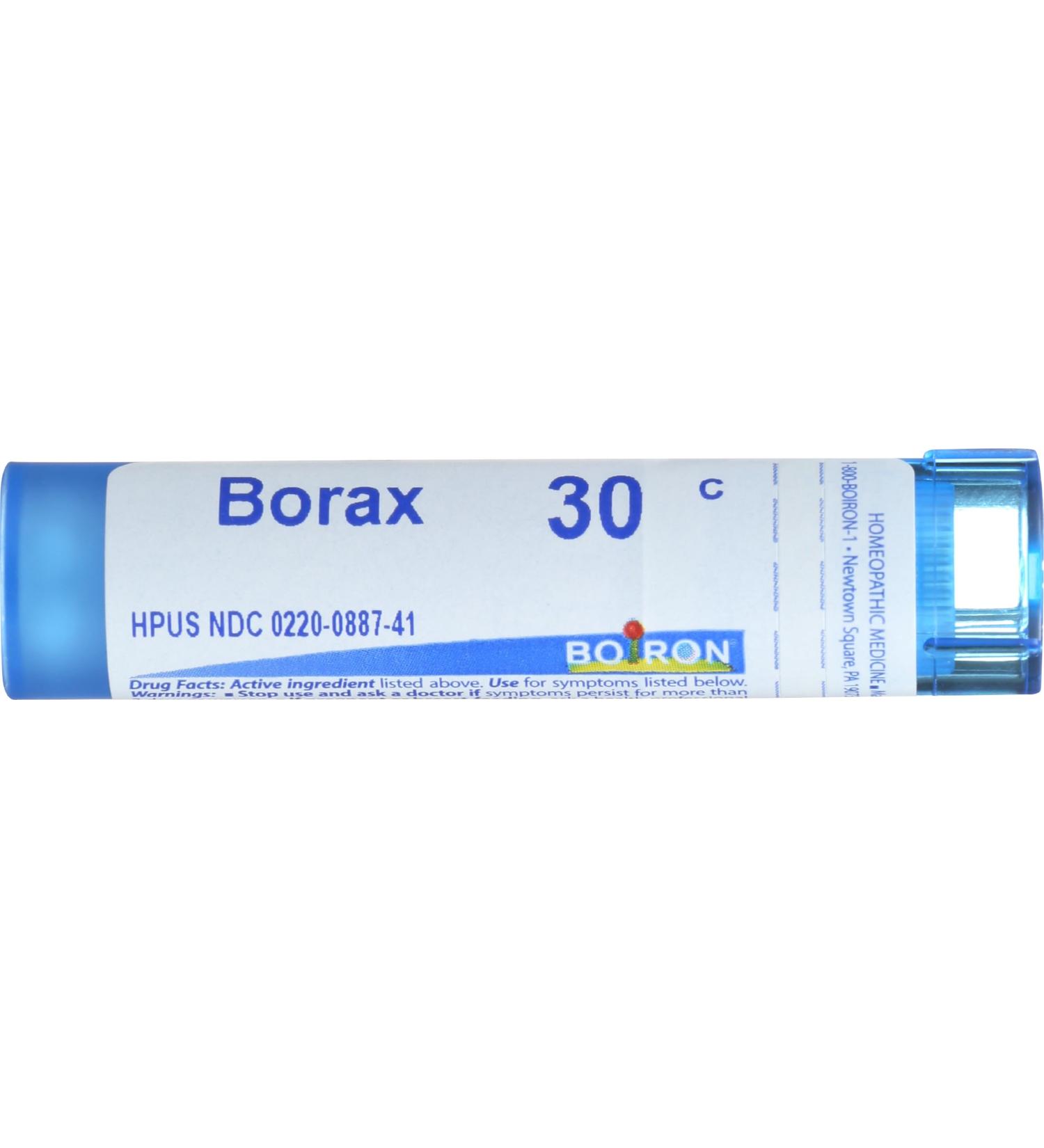 BOIRON Borax 30 C - 80 CT | Buy Homeopathic Remedy Online | Fast International Shipping - Buy Online on GoSupps.com