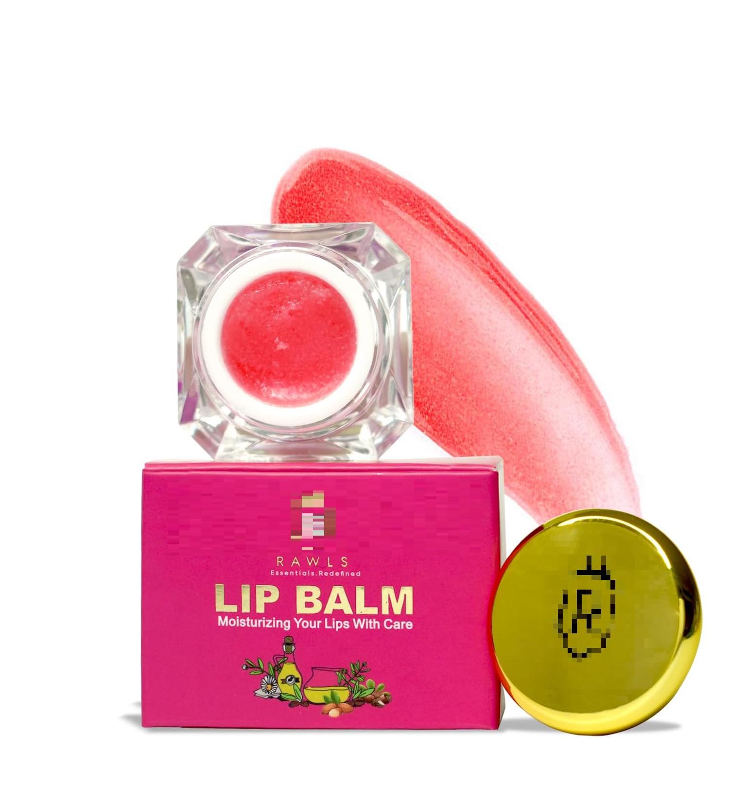 QURA Lip Balm for Dry & Chapped Lips | Enriched with Jojoba Betroot & Almond Oil | for Men & Women | 100% Natural Chemical Free | 7 GM