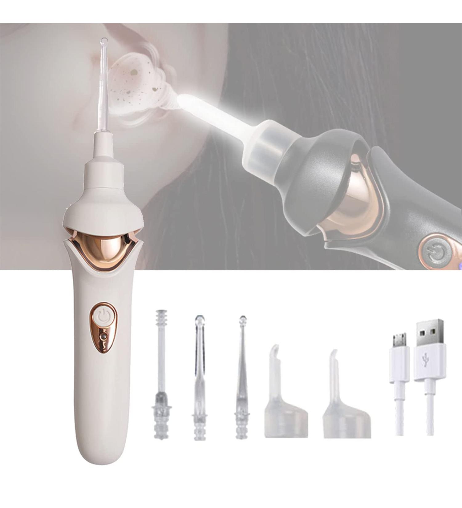 Electric Earwax Removal Tool - USB Charging, Visible Luminous Ear Cleaner for Kids & Adults - Buy Online on GoSupps.com