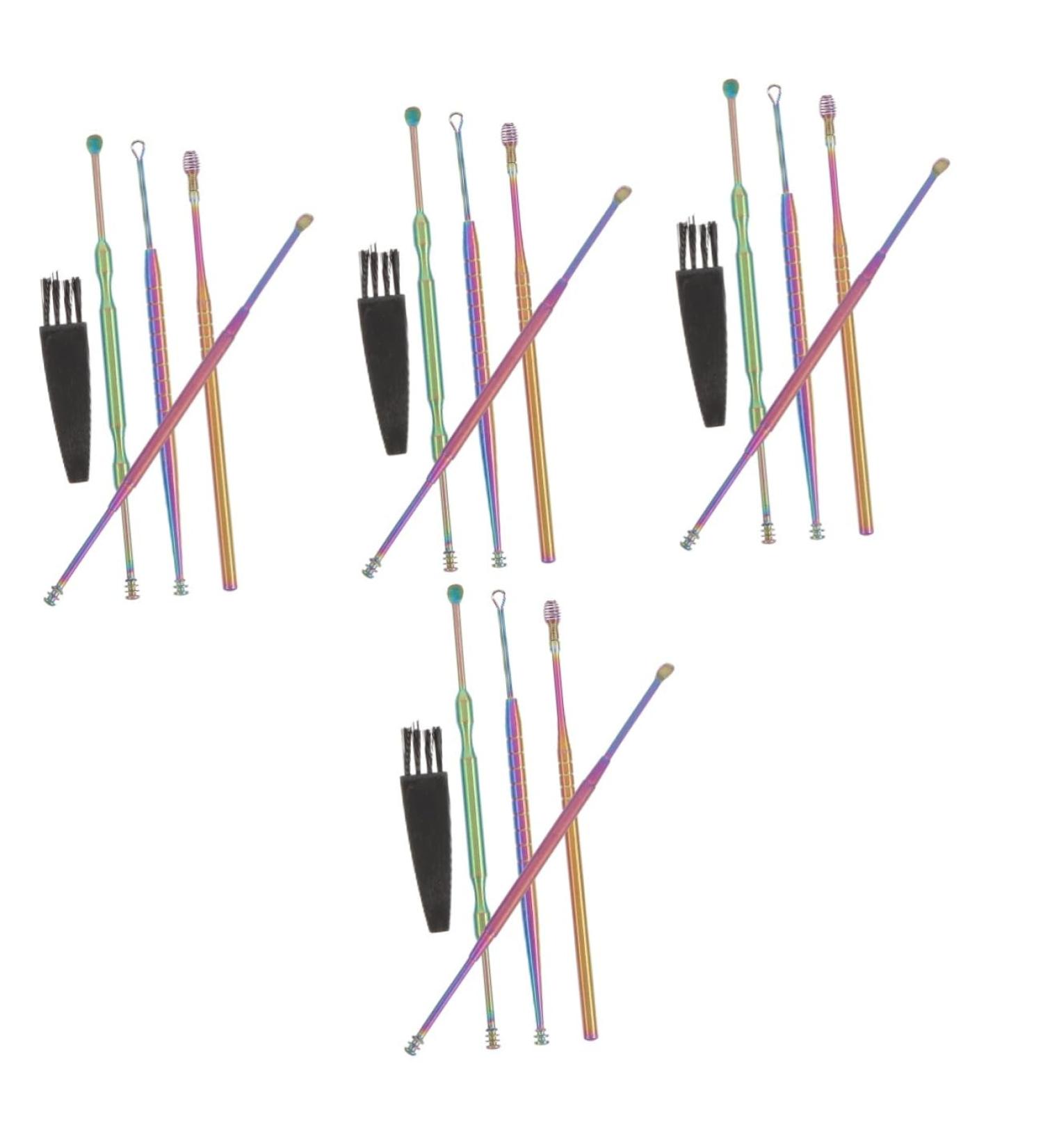 Buy Healvian Ear Cleaning Set - 5 Spiral Tools for Effective Earwax Removal | Stainless Steel Earwax Cleaner Kit for Safe Human Use - Buy Online on GoSupps.com